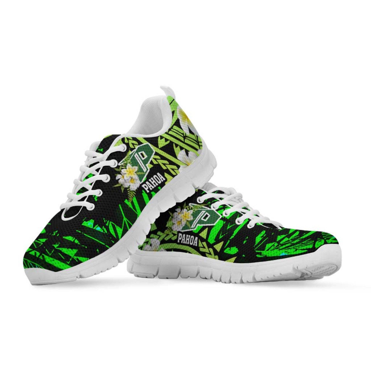 Hawaii Sneakers - Pahoa High & Intermediate School Polynesian Pattern