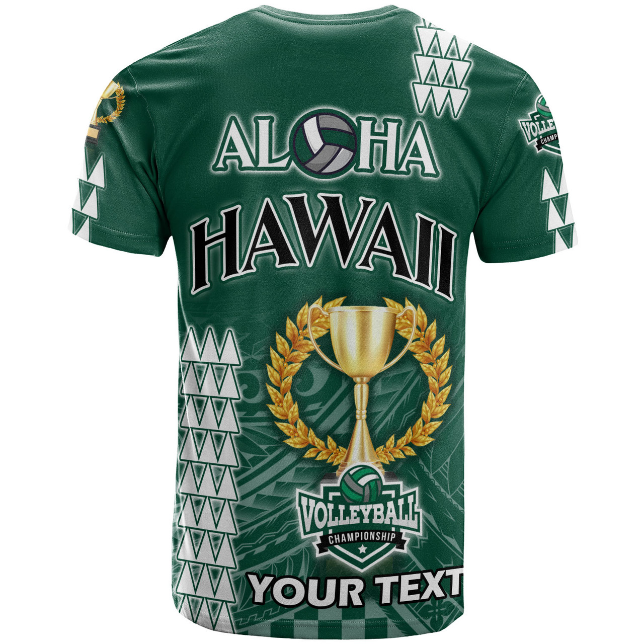 Hawaii Custom Personalised T-Shirt - Aloha Hawaii Volleyball Cup