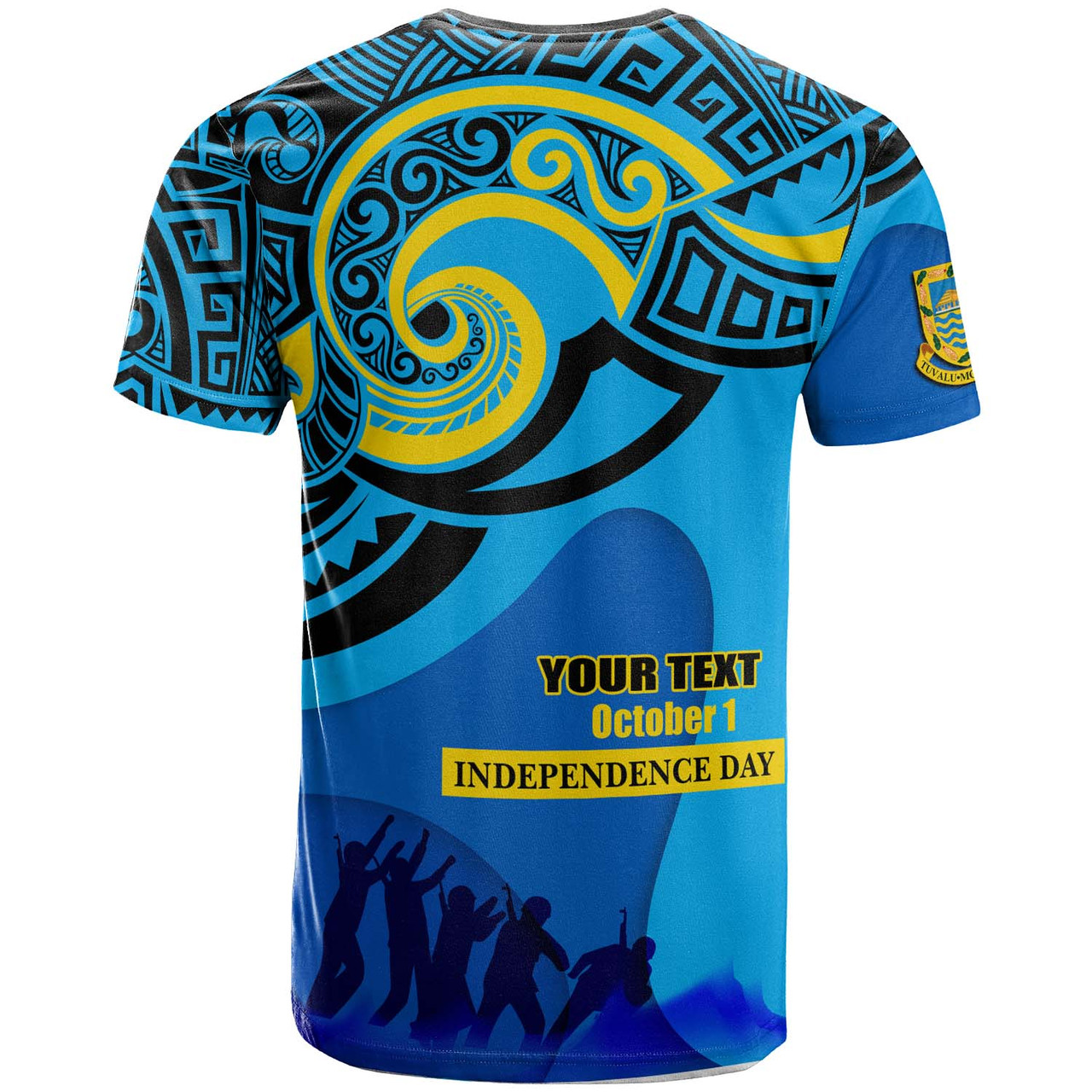 Tuvalu Polynesian Day T-shirt - Custom Happy Tuvalu Independence Day with Polynesian Culture T-shirt