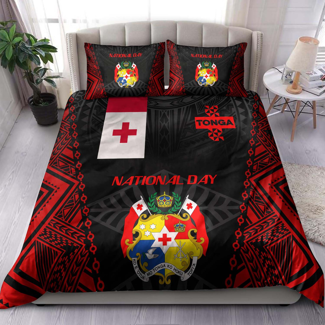 Tonga Bedding Set - Custom National Day Tonga Polynesian