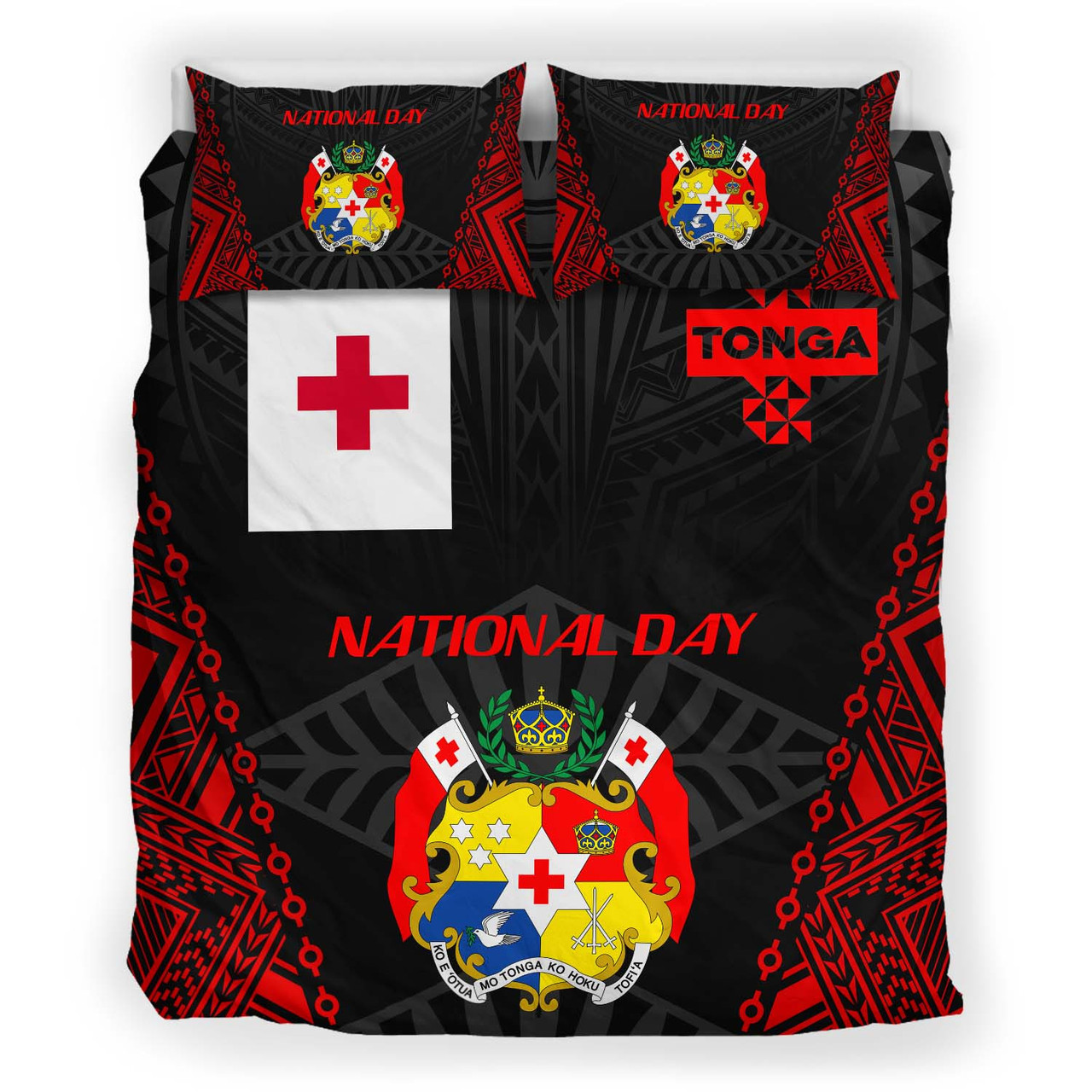 Tonga Bedding Set - Custom National Day Tonga Polynesian