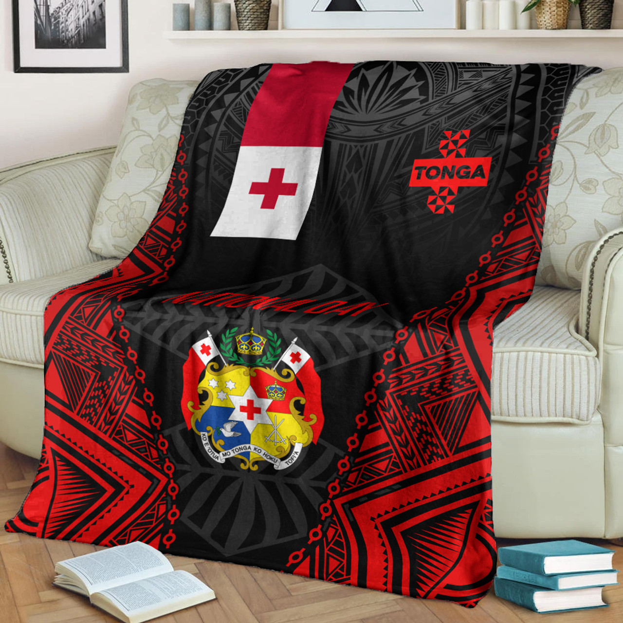 Tonga Premium Blanket - National Day Tonga Polynesian