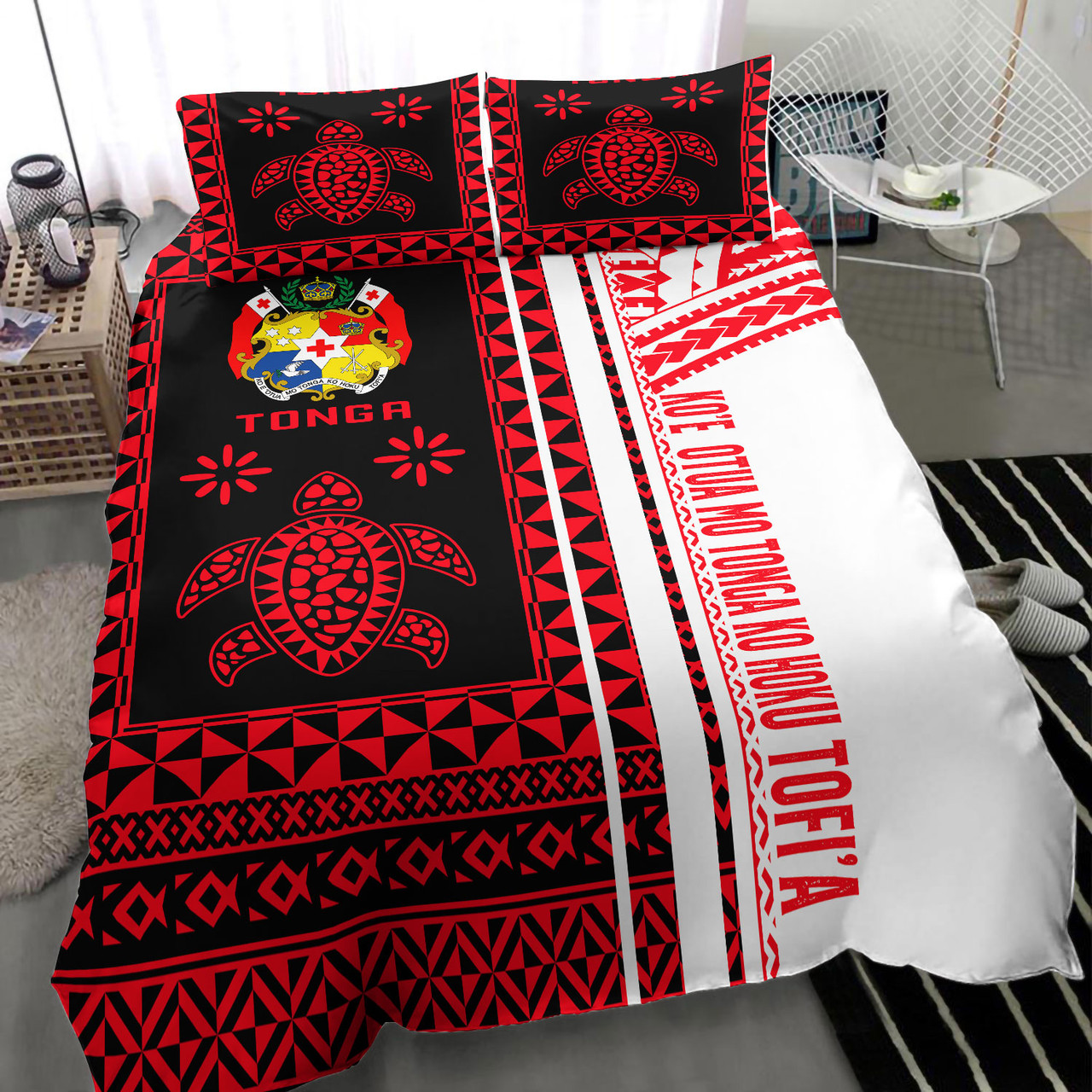 Tonga Bedding Set - Custom Proud To be Tongan Polynesian Patterns With Tonga Kupesi Bedding Set