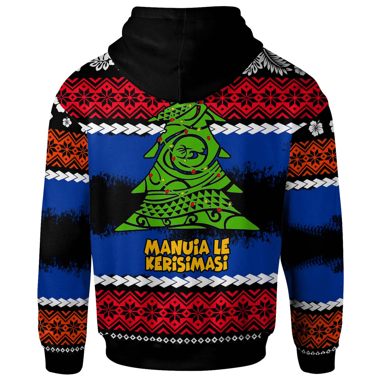 American Samoa Polynesian Hoodie - Manuia Le Kerisimasi Christmas Polynesian Hoodie