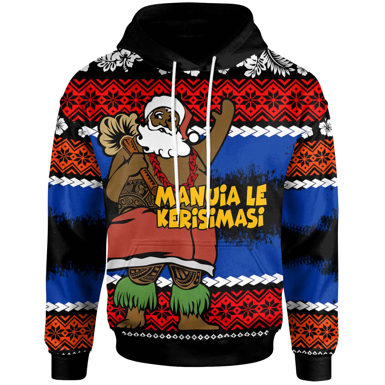 American Samoa Polynesian Hoodie - Manuia Le Kerisimasi Christmas Polynesian Hoodie