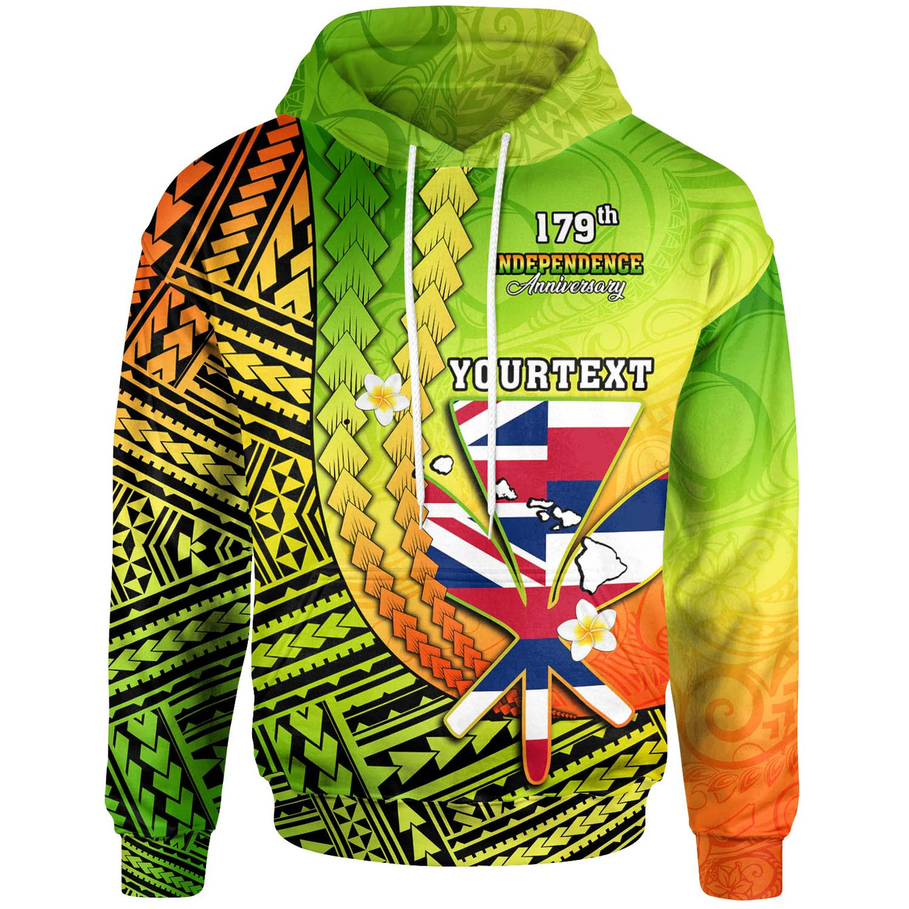 Hawaii Polynesian Hoodie - Custom Hawaii Independence Day Polynesian Cullture Hoodie