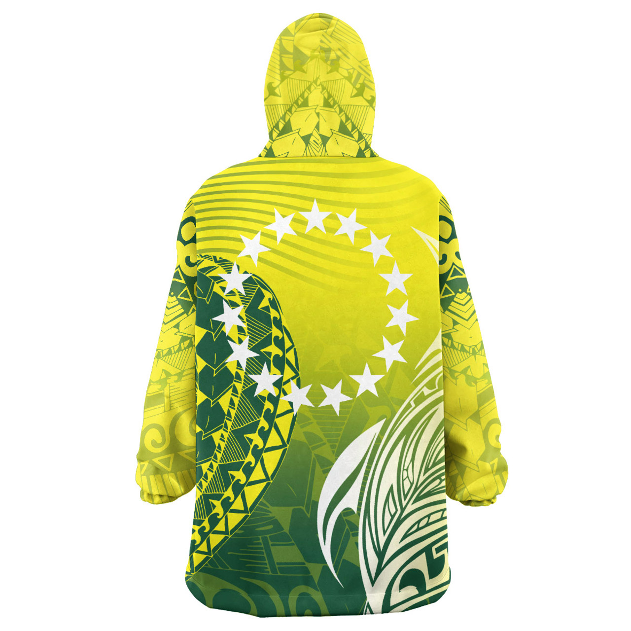 Cook Islands Snug Hoodie - Polynesian Pattern Turtle Oodie Blanket