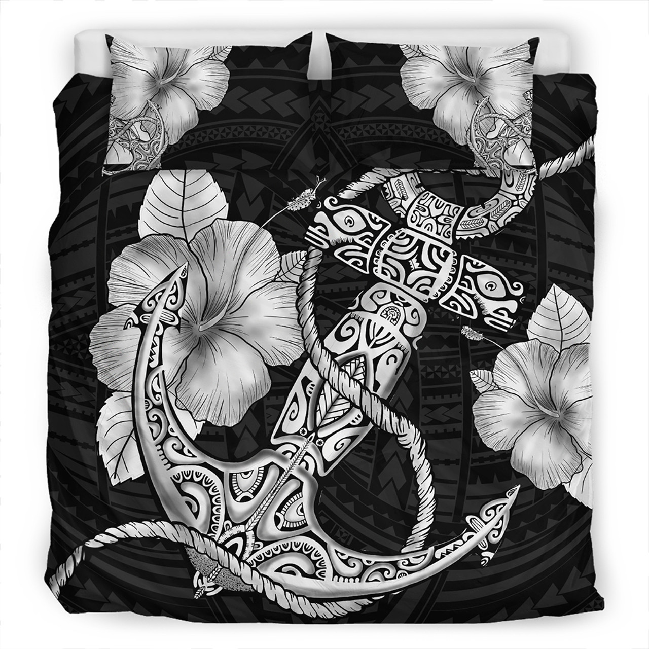 Hawaii Bedding Set Anchor Poly Tribal