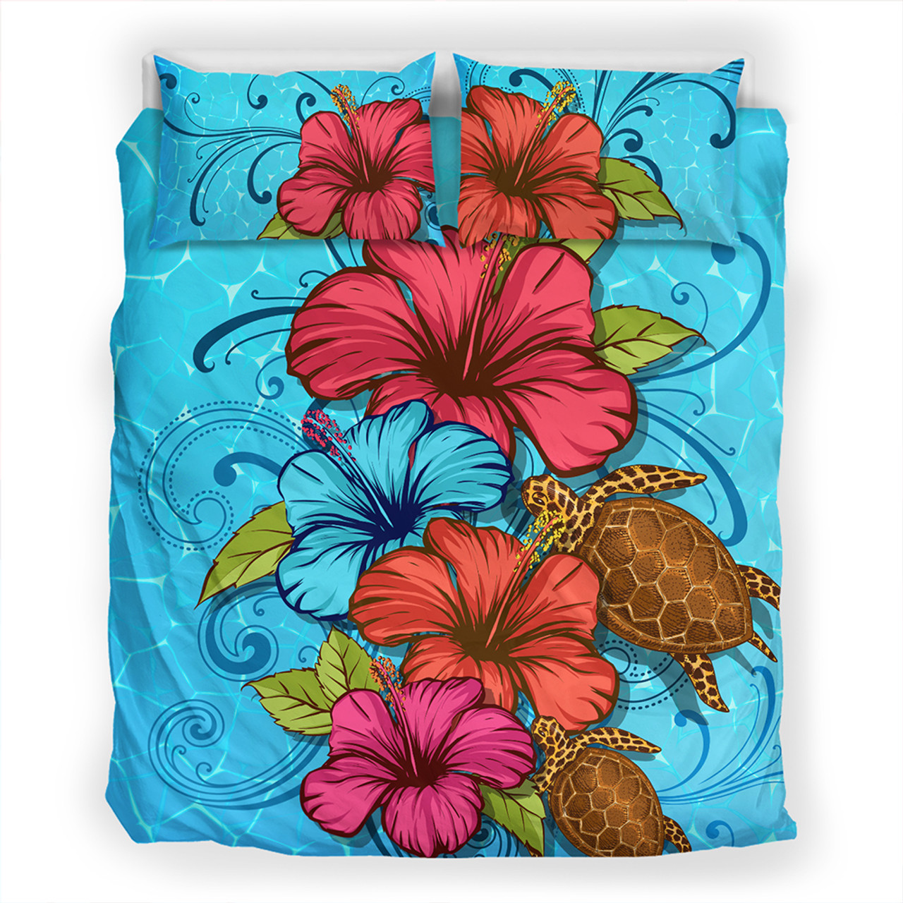 Hawaii Bedding Set Hibiscus Flower Soulful