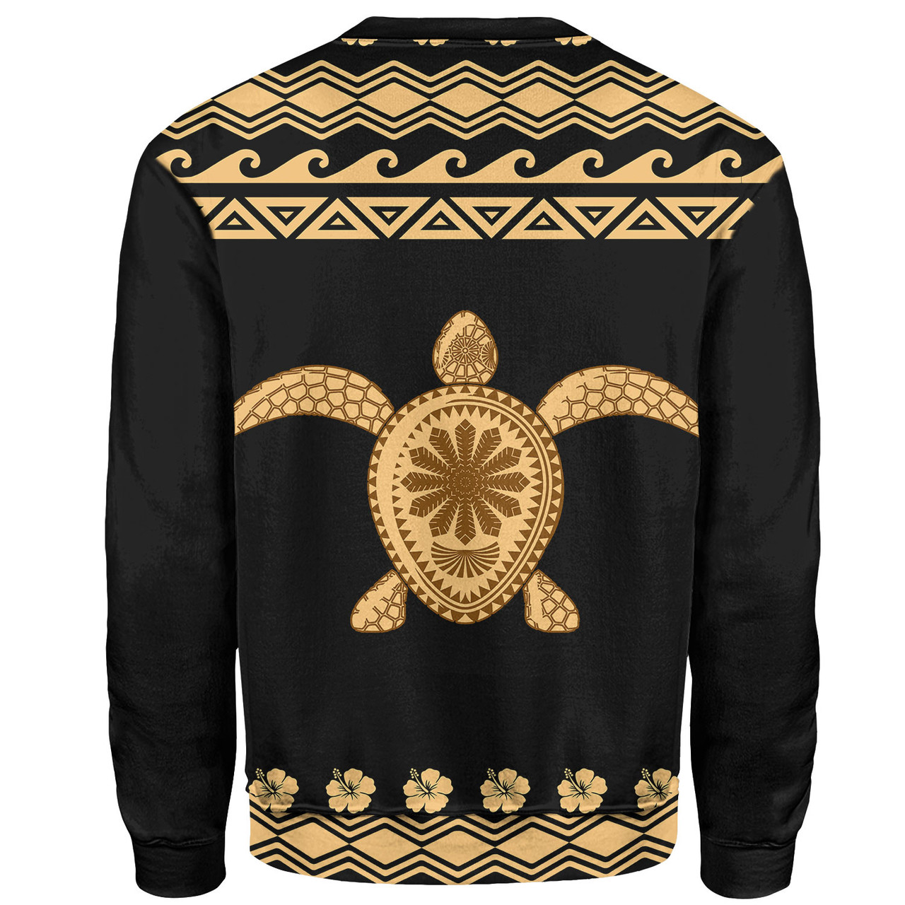 Maui All Over Sweatshirt - Polynesian Turtle Sweatshirt