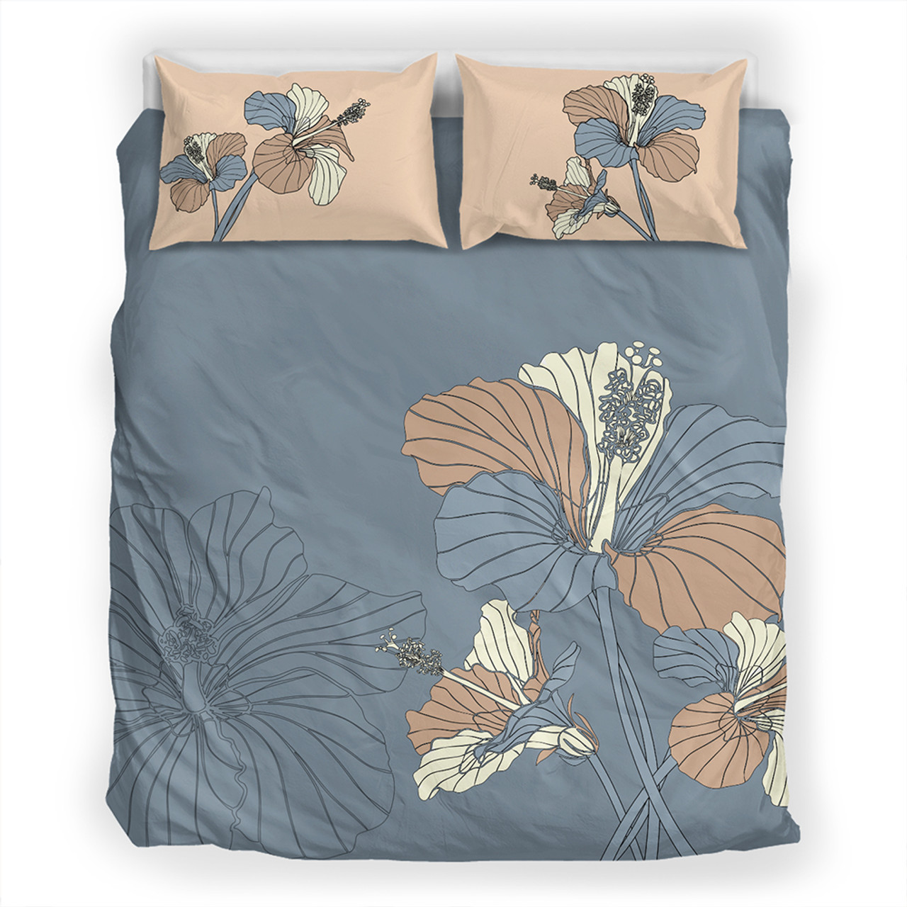 Hawaii Bedding Set Hibiscus Art Tote New