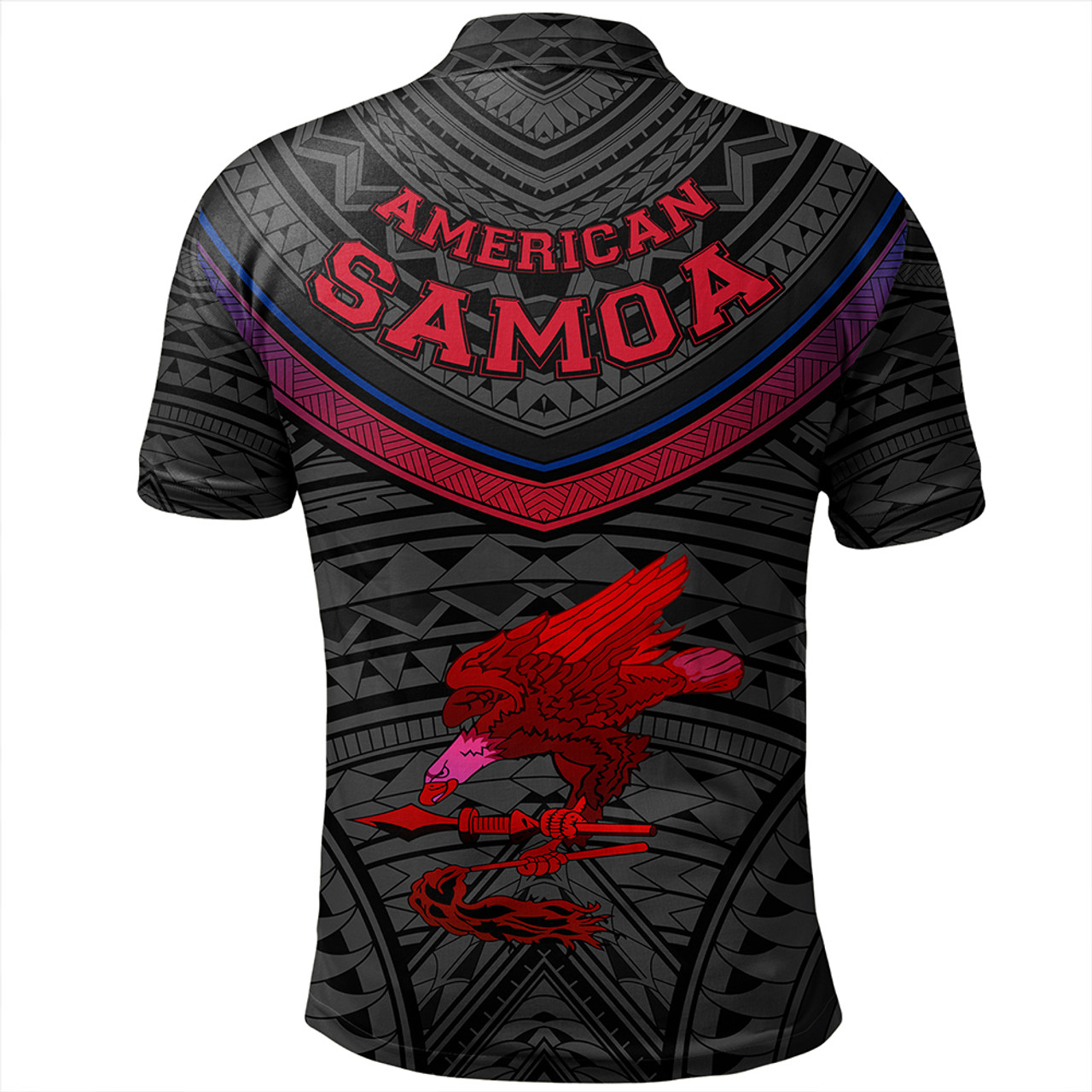 Samoa Polo Shirt American Samoa Polynesian Authen