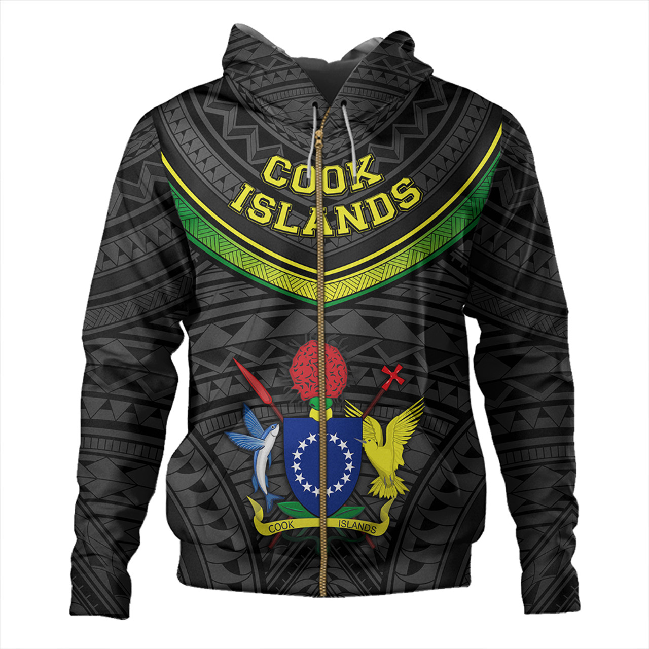 Cook Islands Hoodie Polynesian Authen