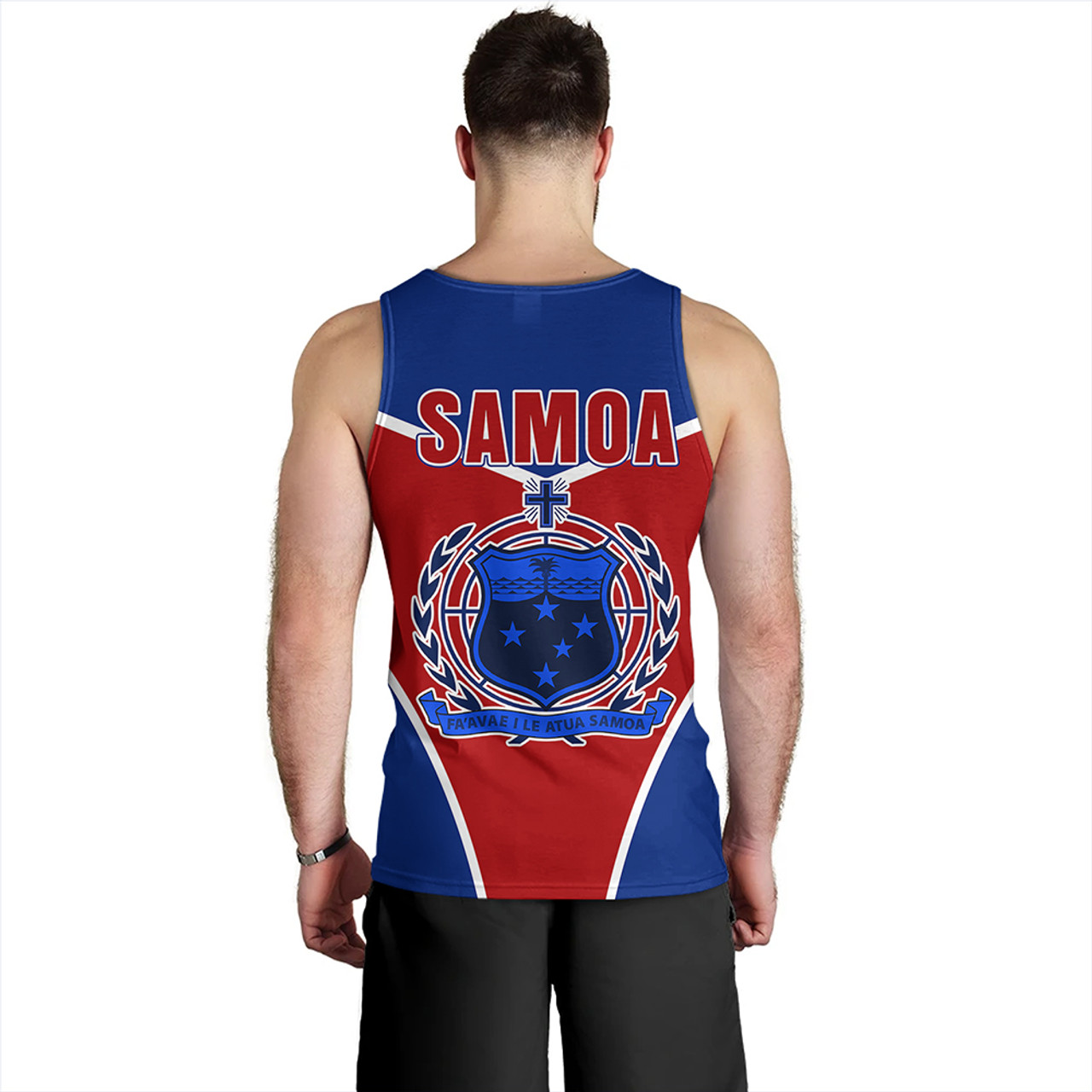 Samoa Tank Top Samoa Flag And Coat Of Arms Style