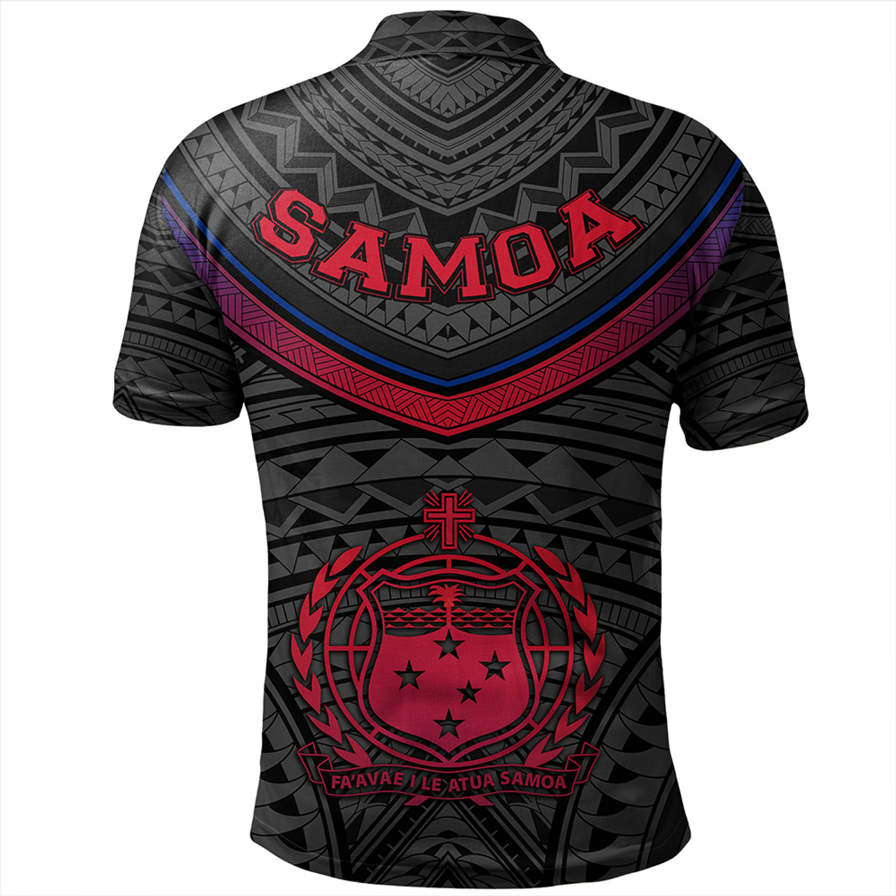 Samoa Polo Shirt Polynesian Authen