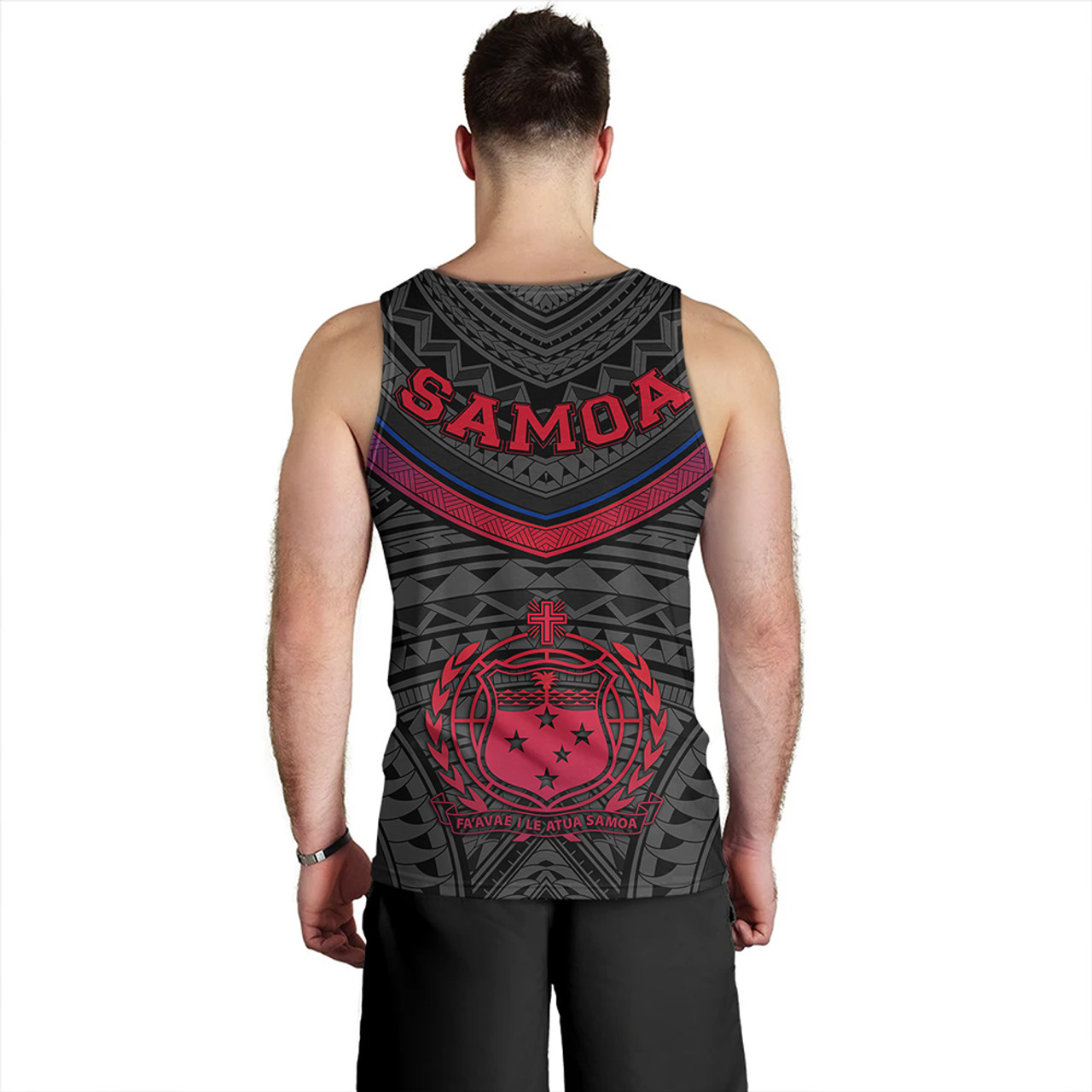 Samoa Tank Top Polynesian Authen