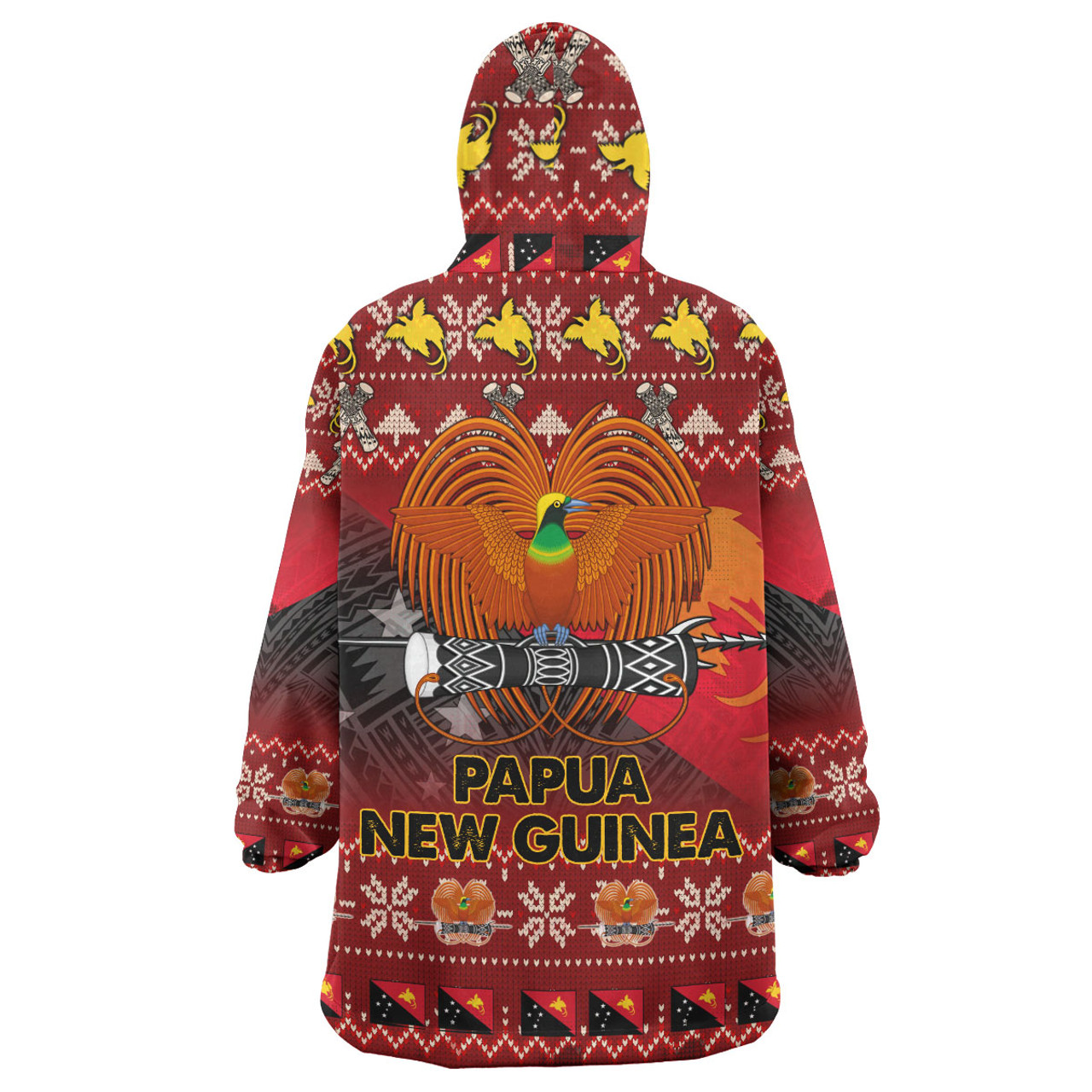 Papua New Guinea Snug Hoodie - PNG Merry Christmas Oodie Blanket