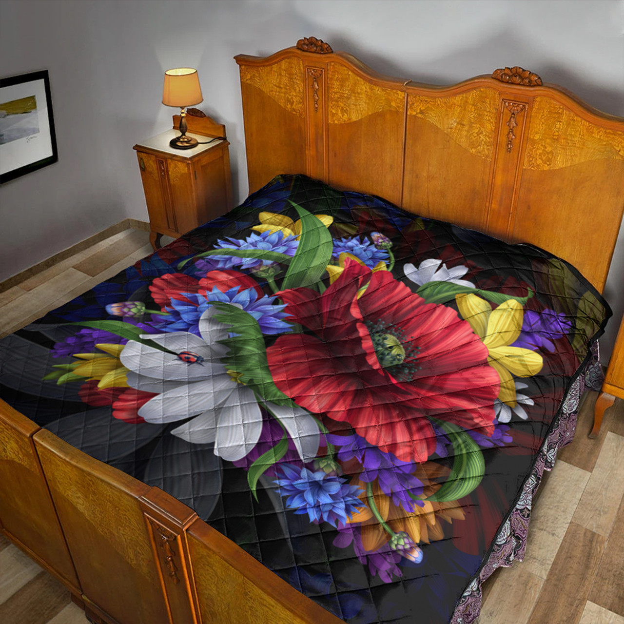 Hawaii Premium Quilt Hibiscus Flower Beautiful