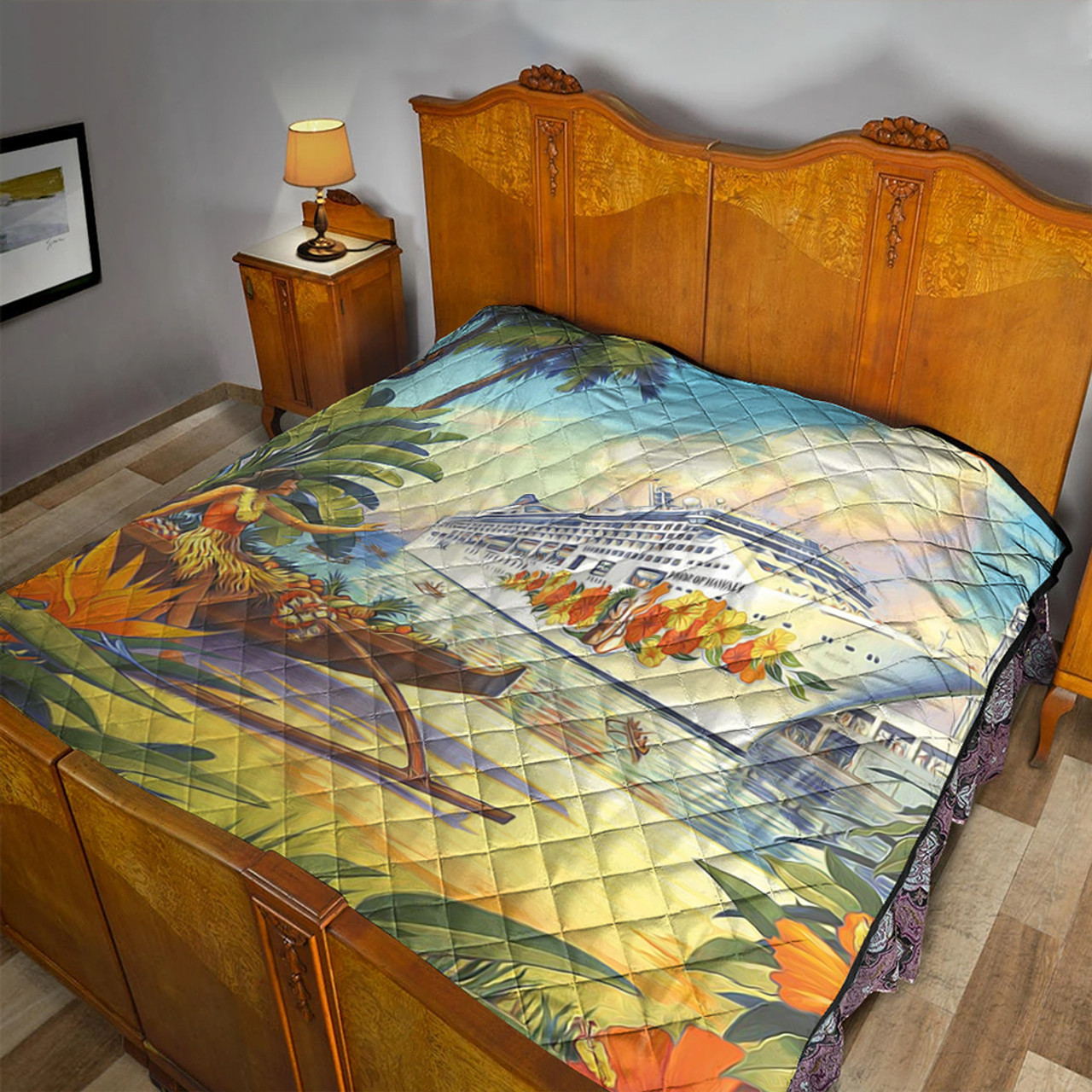 Hawaii Premium Quilt Mordern City