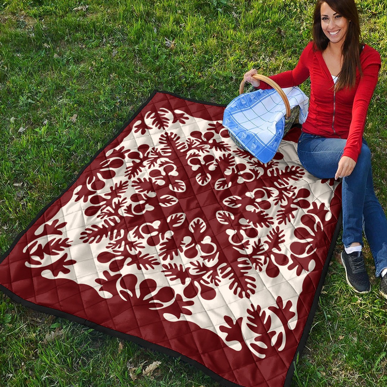 Hawaii Premium Quilt Quilt Tradition Red