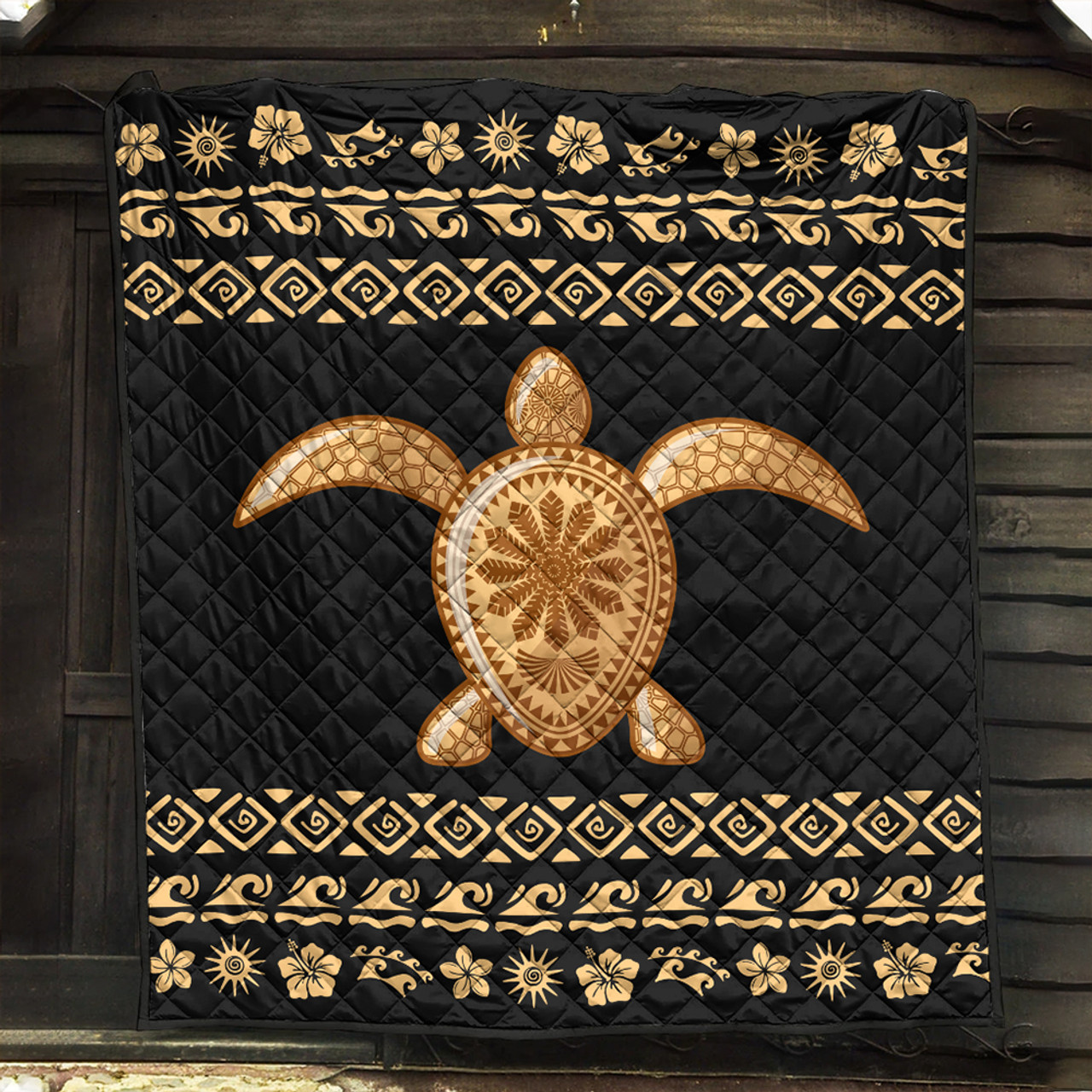 Hawaii Premium Quilt Traditional Turtle Pattern