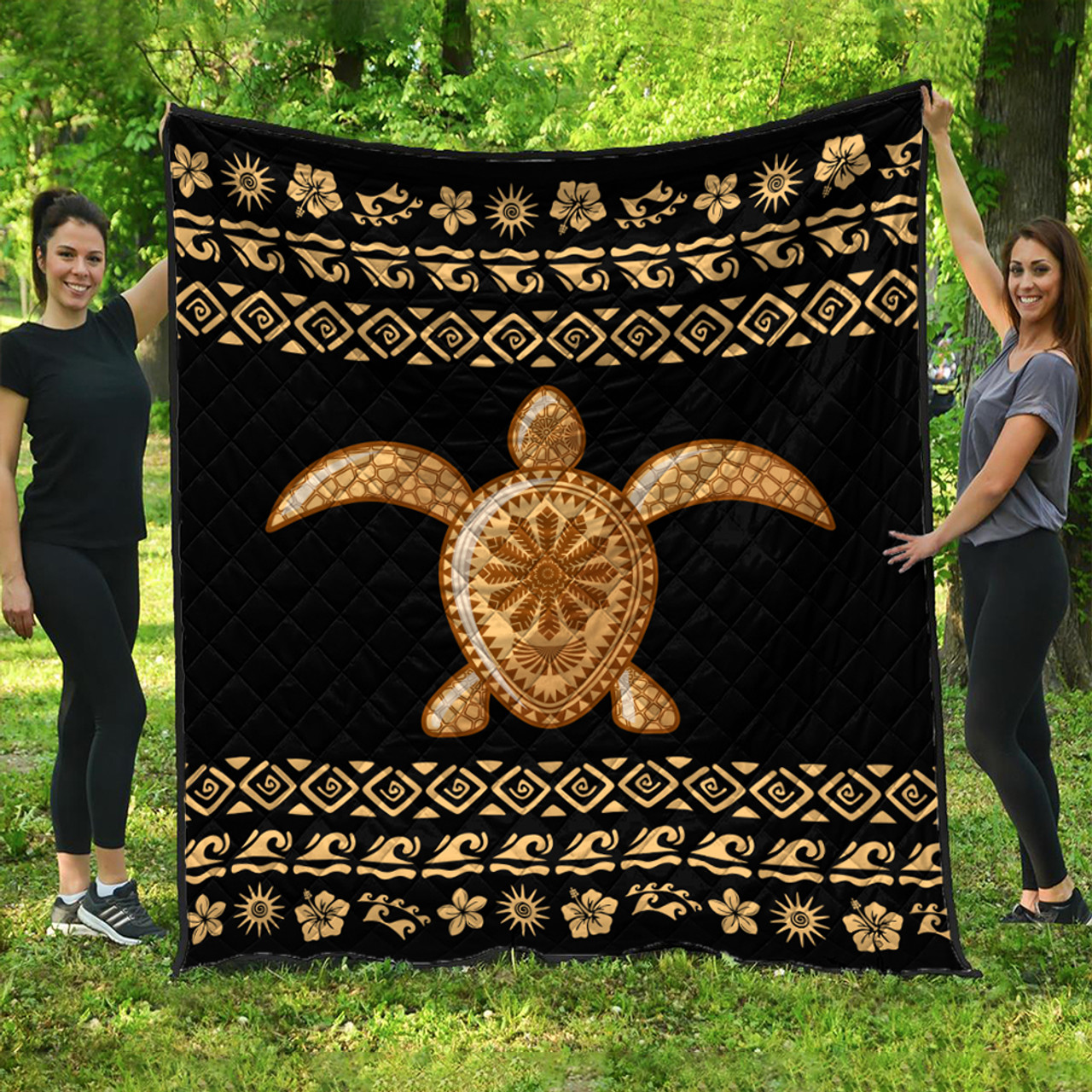 Hawaii Premium Quilt Traditional Turtle Pattern