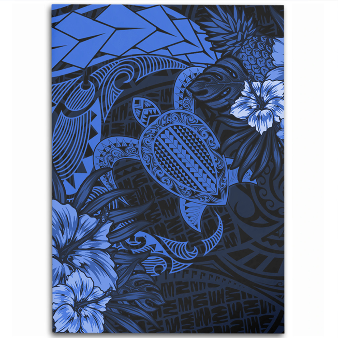 Hawaii Area Rug Hawaii Polynesian Turtle Tropical Blue