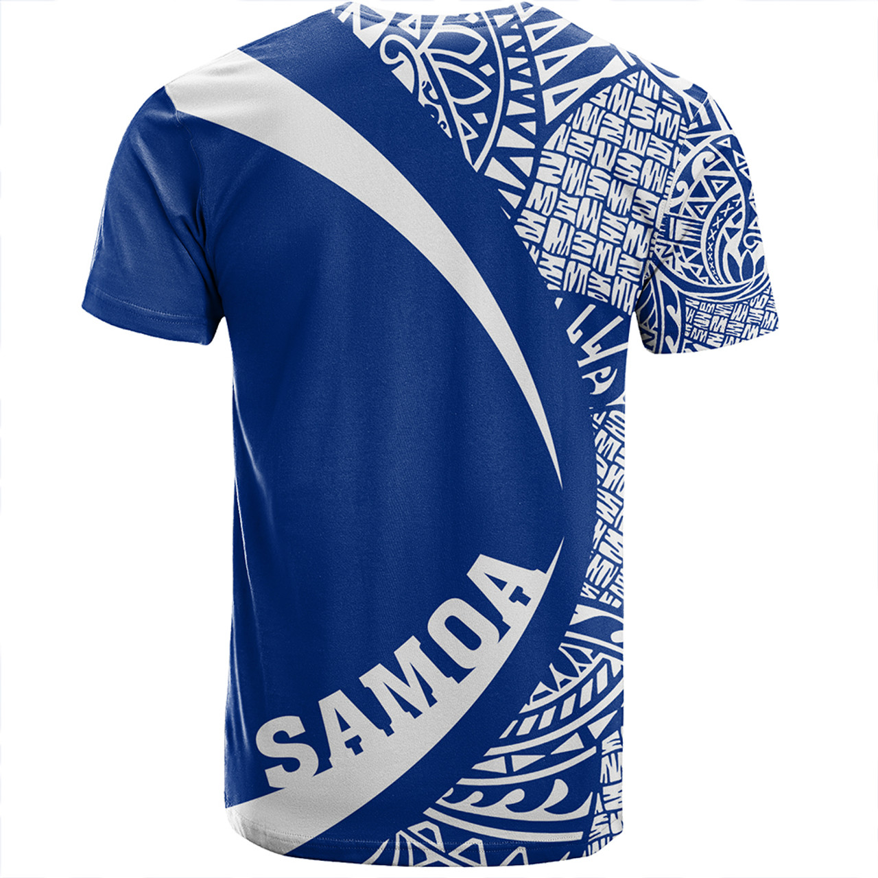 Samoa T-Shirt Coat Of Arm Lauhala Rugby Circle