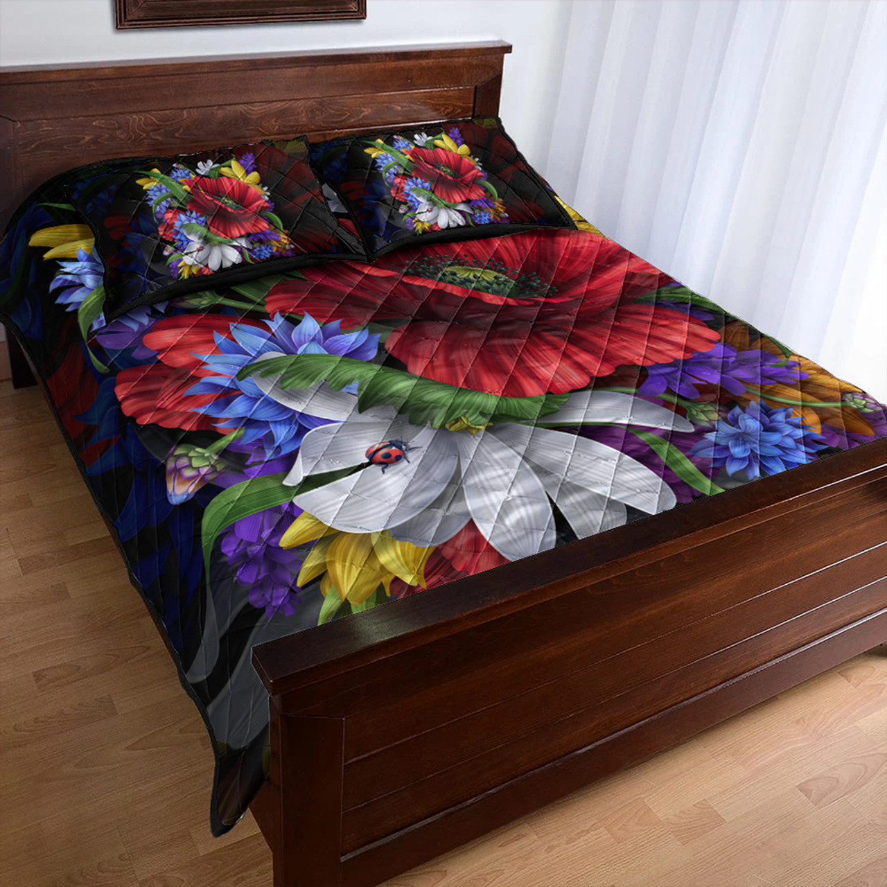 Hawaii Quilt Bed Set Hibiscus Flower Beautiful