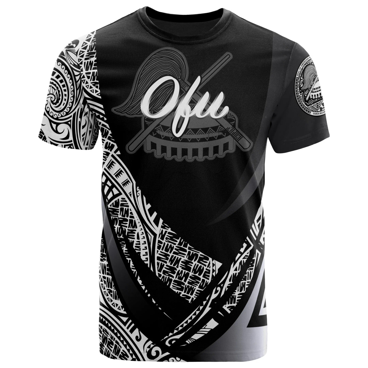 American Samoa T-Shirt - Manu'a Ofu Polynesian Patterns Sport Style 1