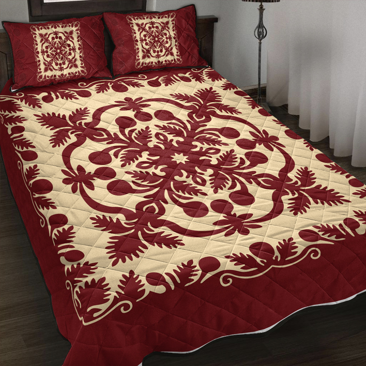 Hawaii Quilt Bed Set Quilt Royal