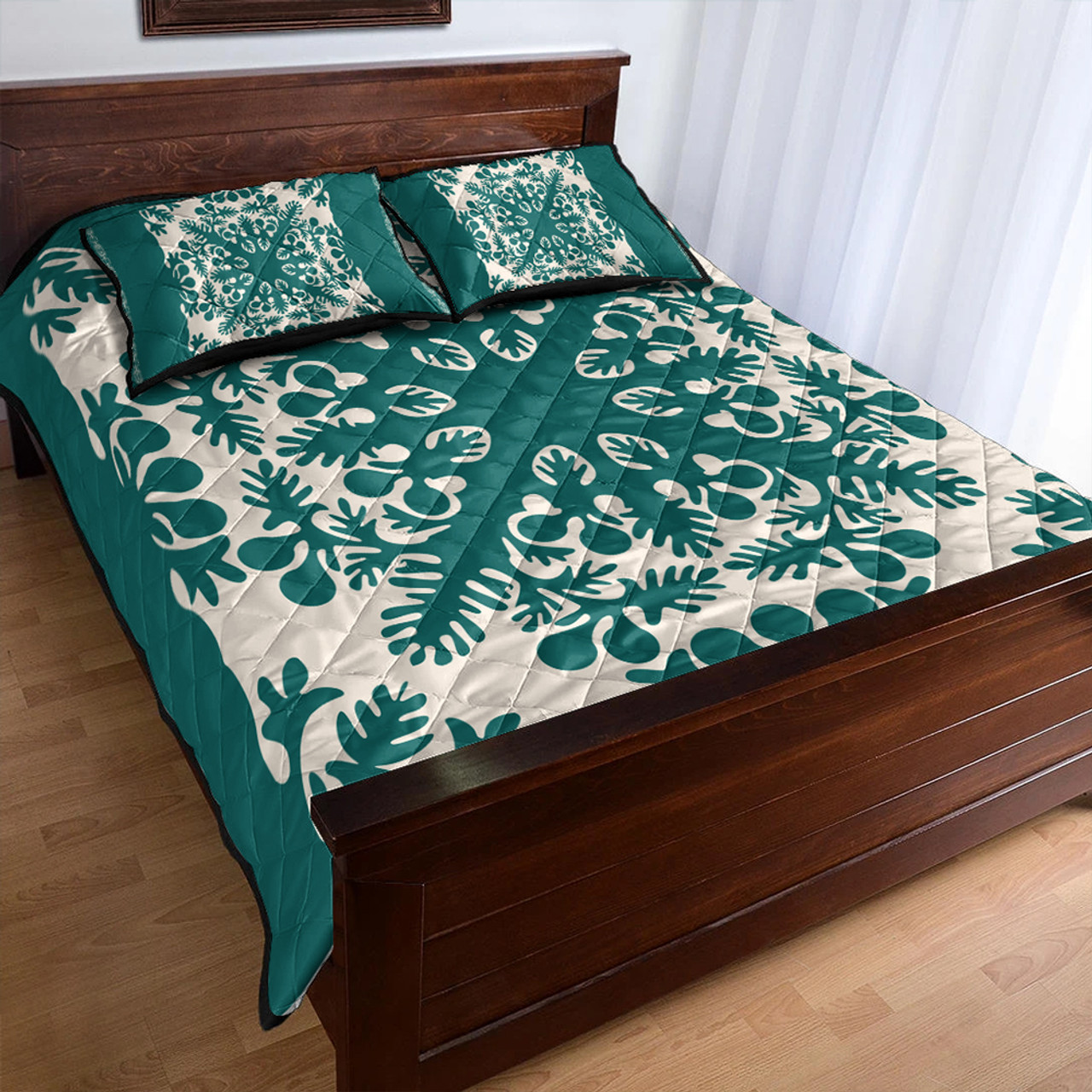 Hawaii Quilt Bed Set Quilt Tradition Turquoise