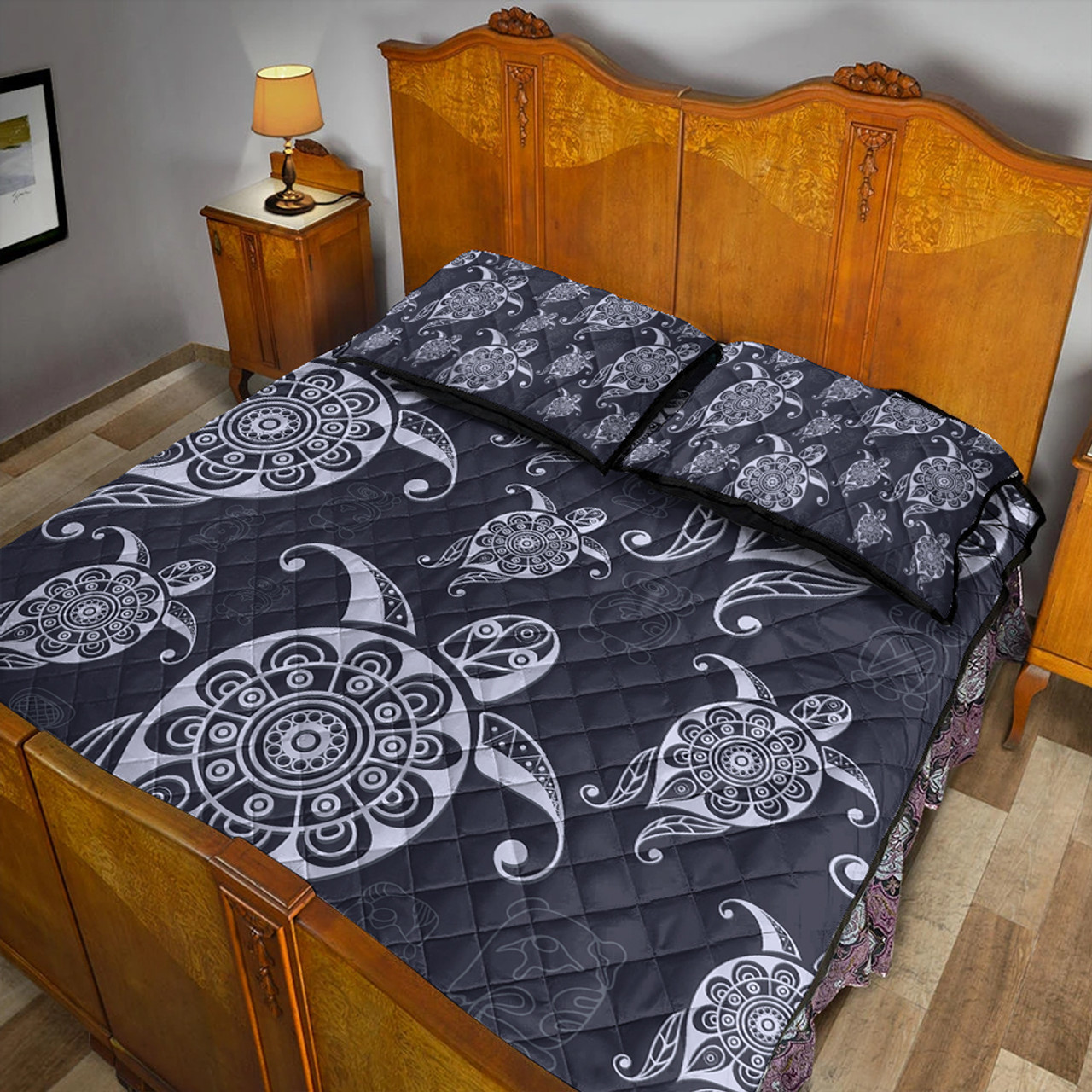 Hawaii Quilt Bed Set Turtle Pattern Wonderfull