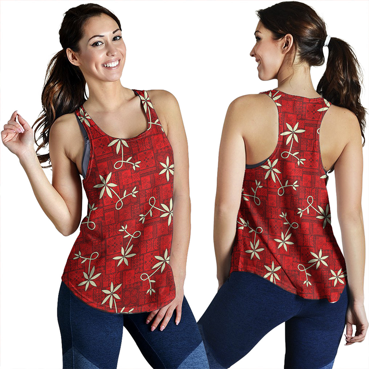 Hawaii Women Tank ELV PRL Red