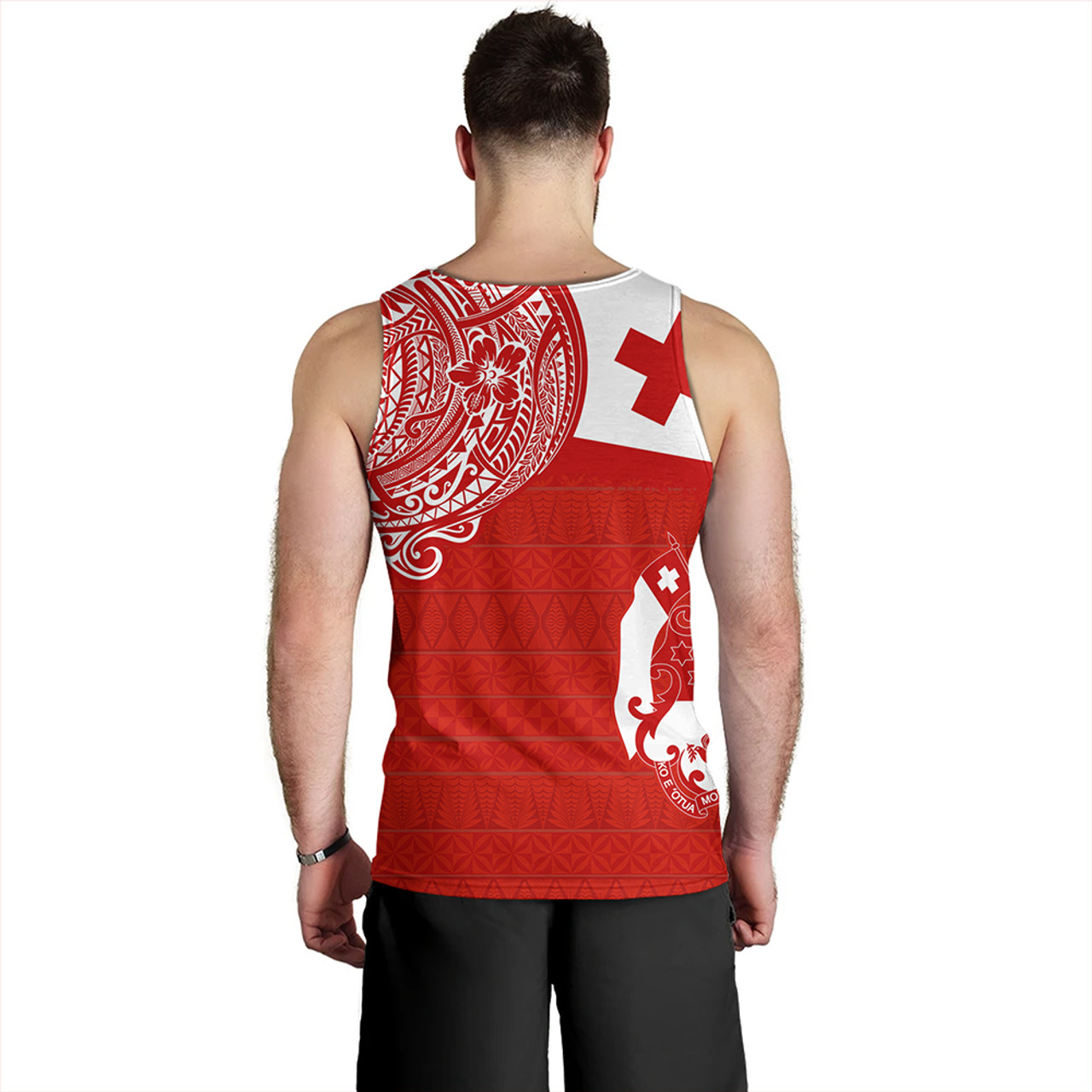 Tonga Tank Top Tonga Polynesian Flag With Coat Of Arms