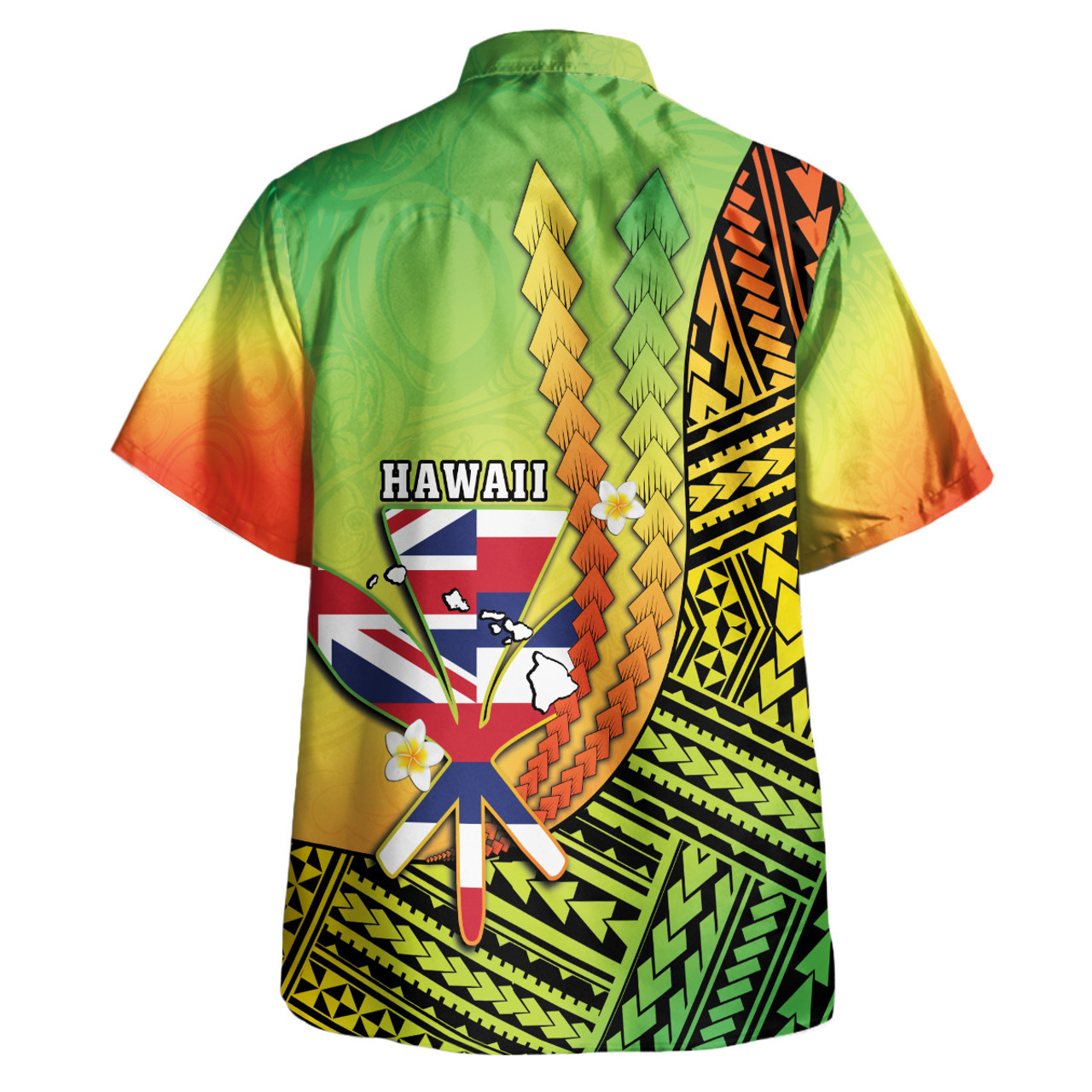 Hawaii Polynesian Hawaiian Shirt - Hawaii Coat Of Arms Polynesian Reggae Hawaiian Shirt