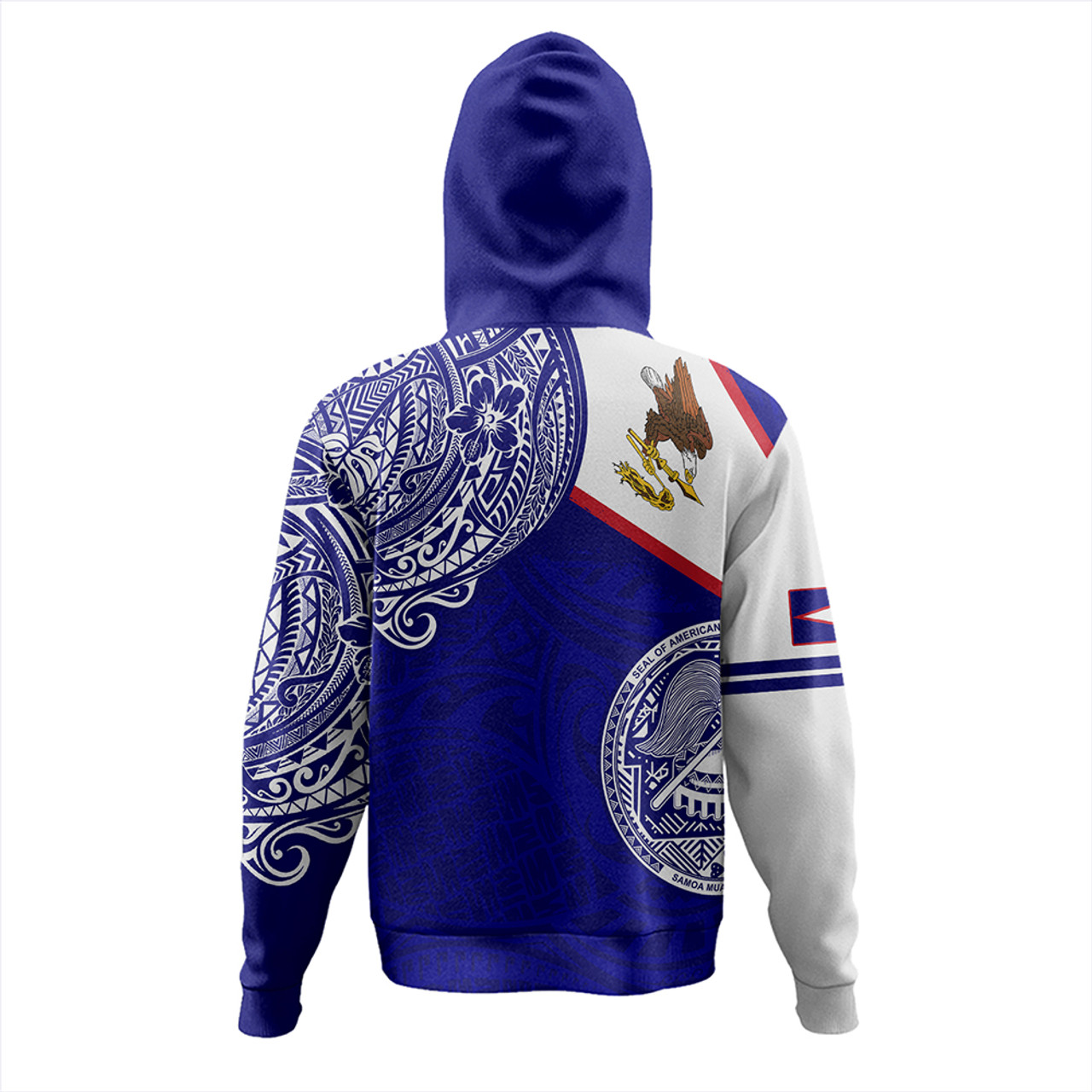 American Samoa Hoodie Polynesian Flag With Coat Of Arms