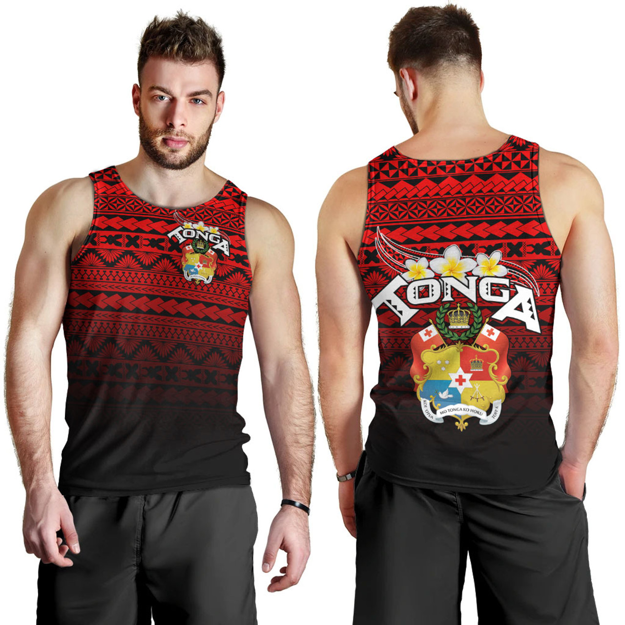 Tonga Men Tank Top - Tongan Patterns Culture