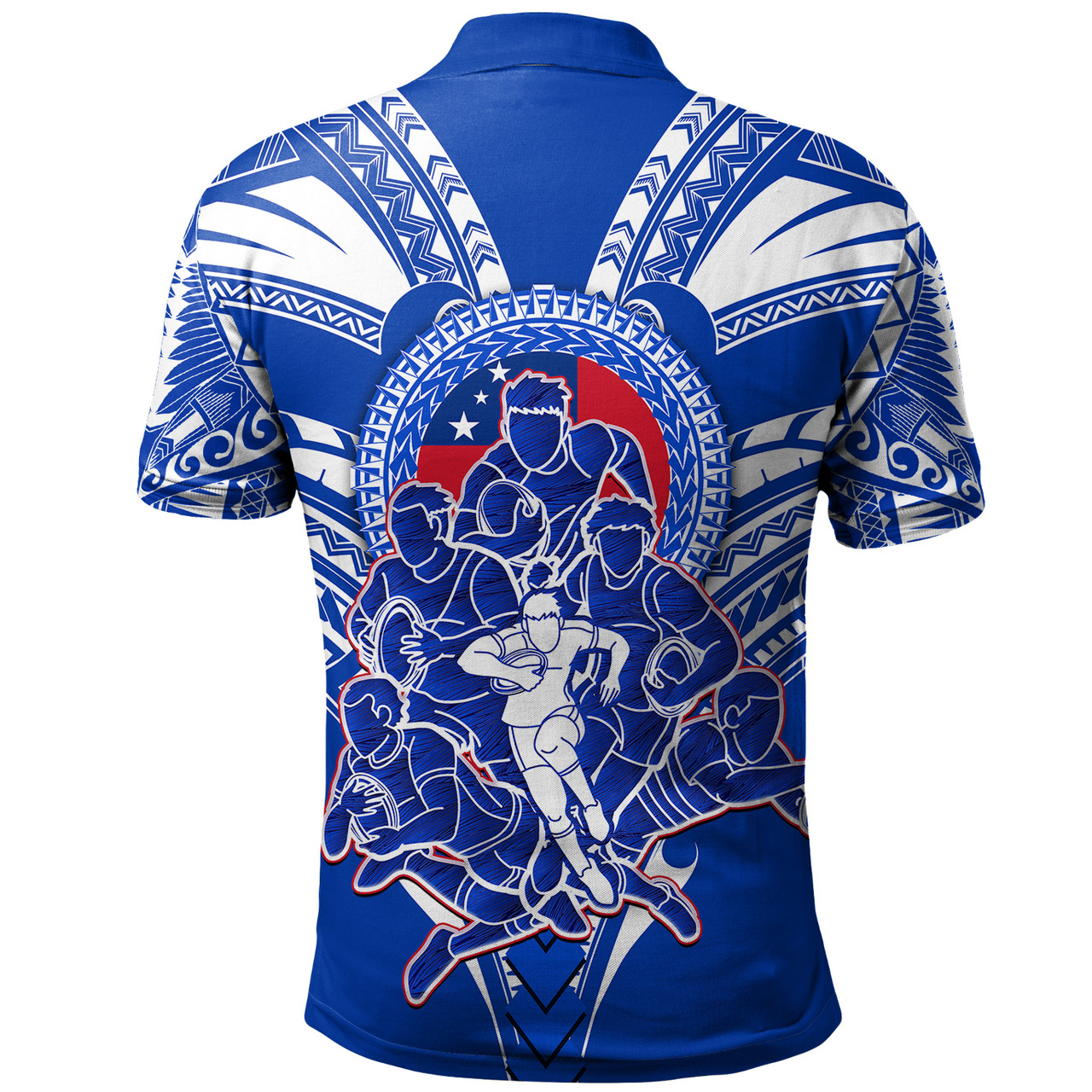 Toa Samoa Polo Shirt Rugby Player Sport Style