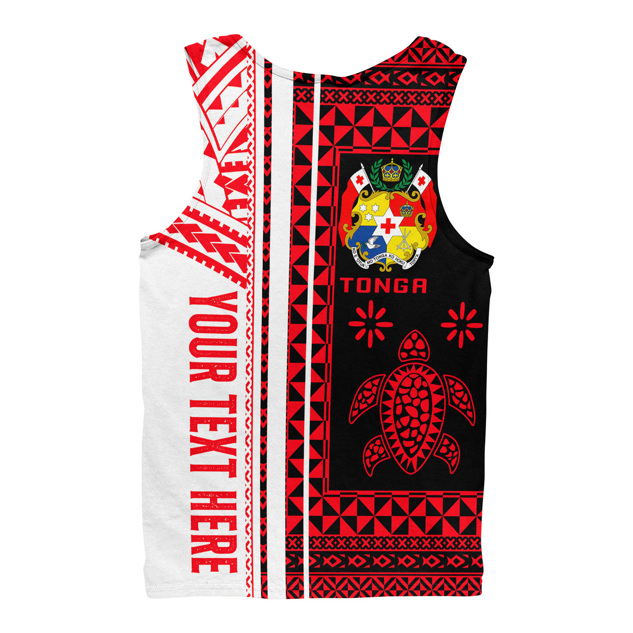 Tonga Custom Men Tank Top - Custom Proud To be Tongan Polynesian Patterns With Tonga Kupesi