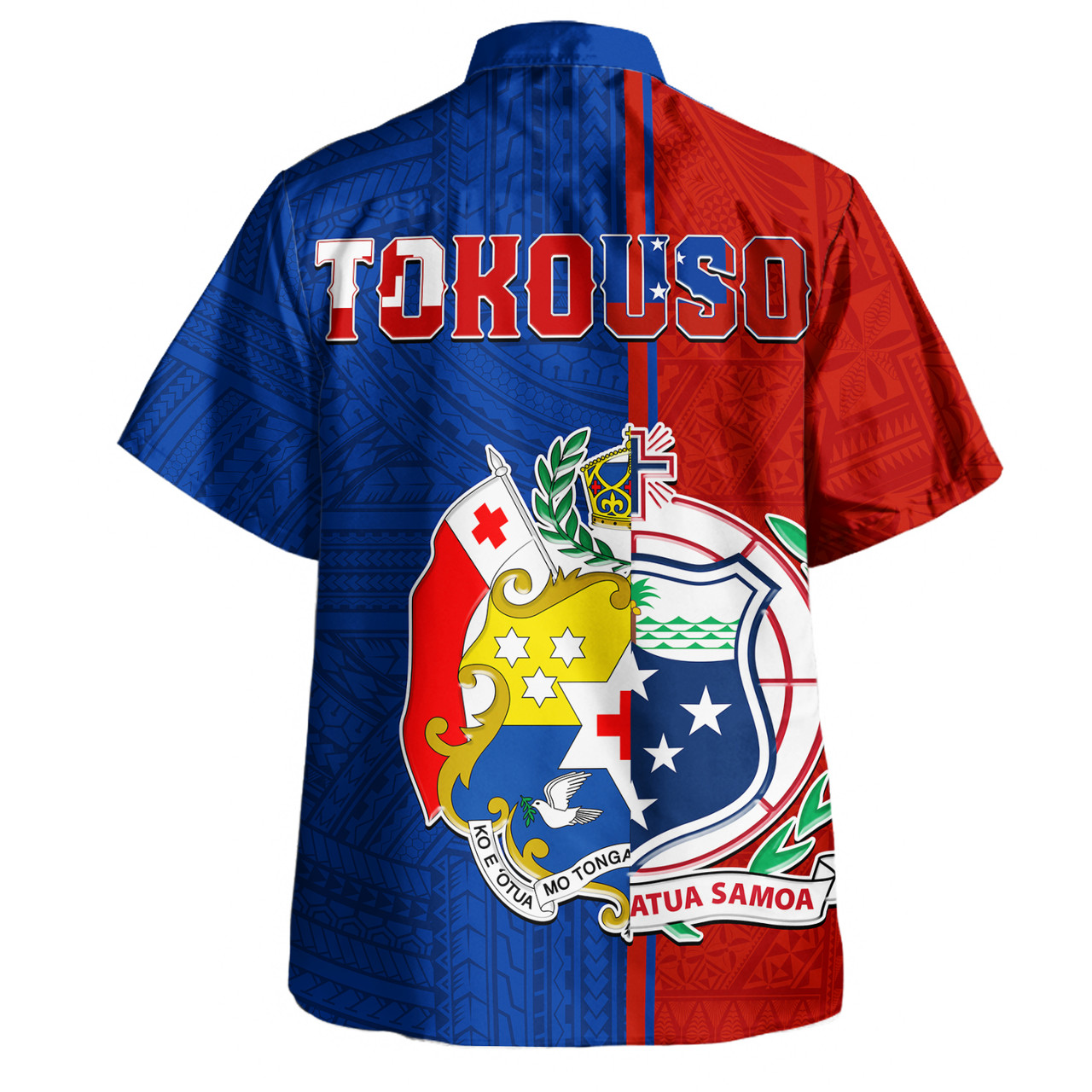 Tokouso Hawaiian Shirt - Custom Tonga And Samoa Together