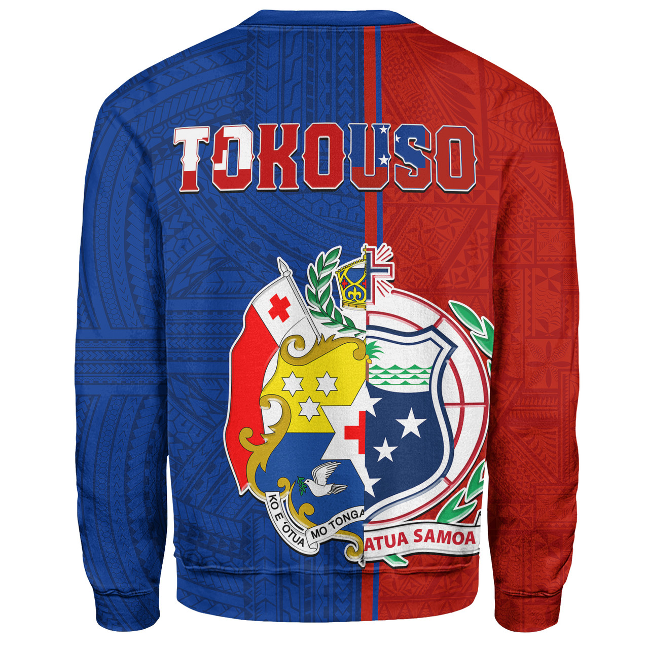Tokouso Sweatshirt - Custom Tonga And Samoa Together