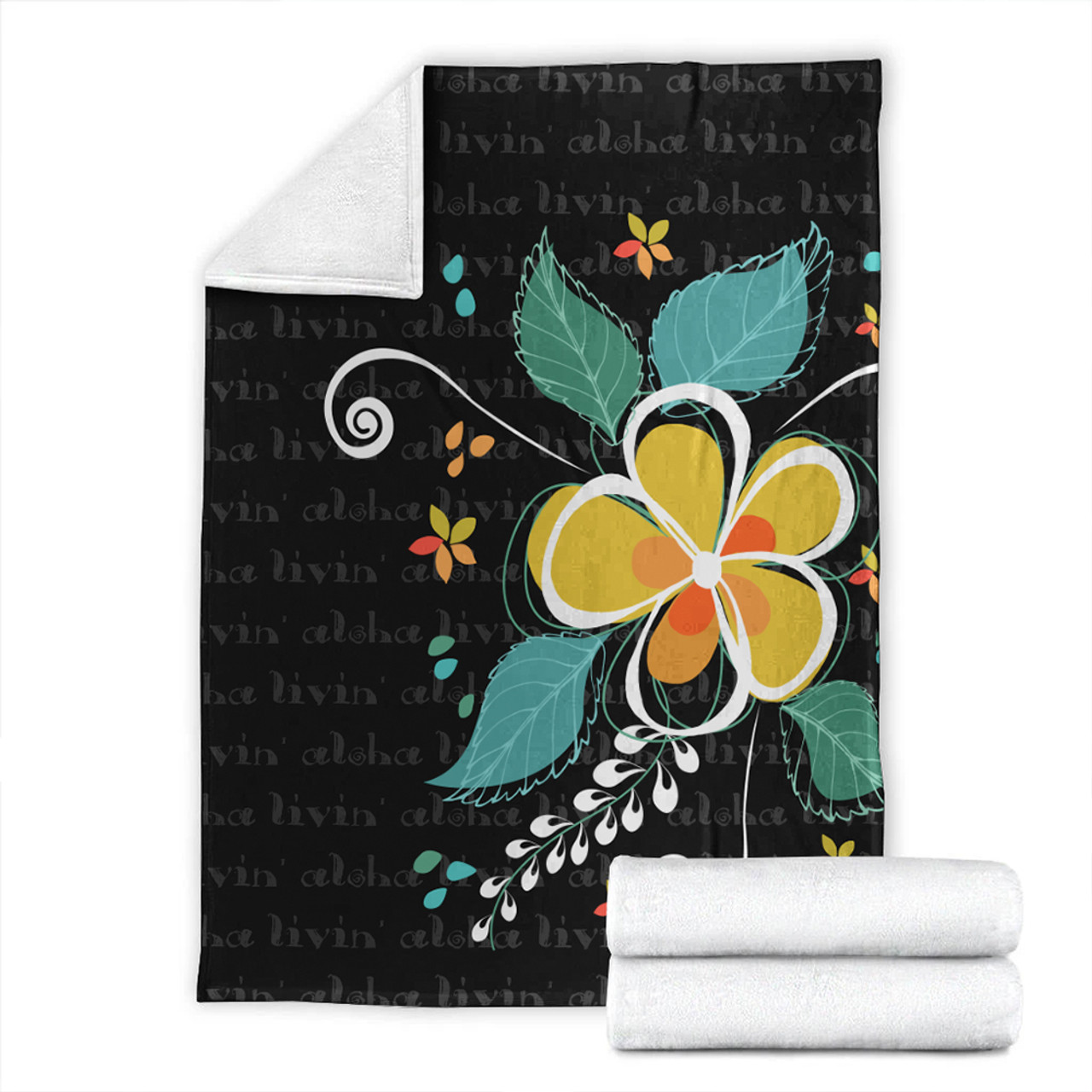 Hawaii Premium Blanket Aloha Hibiscus Art