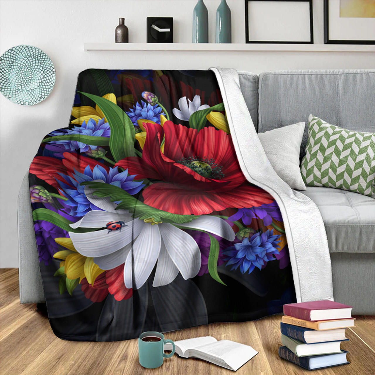 Hawaii Premium Blanket Hibiscus Flower Beautiful