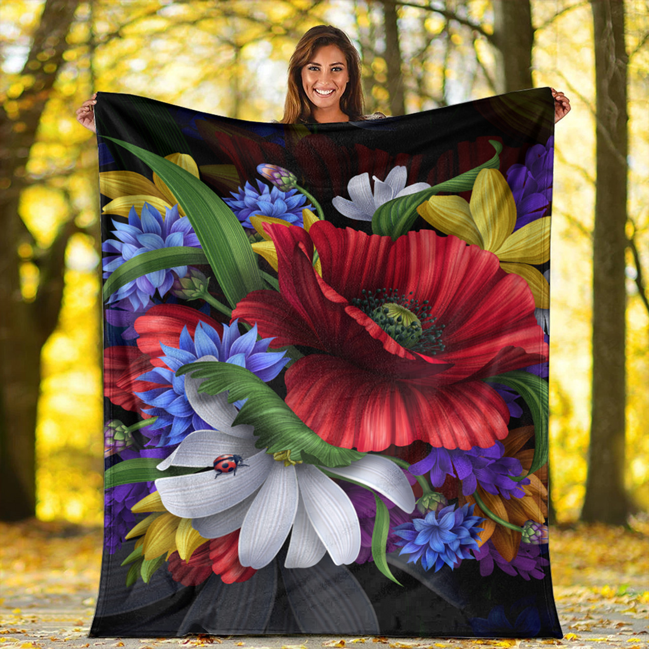 Hawaii Premium Blanket Hibiscus Flower Beautiful