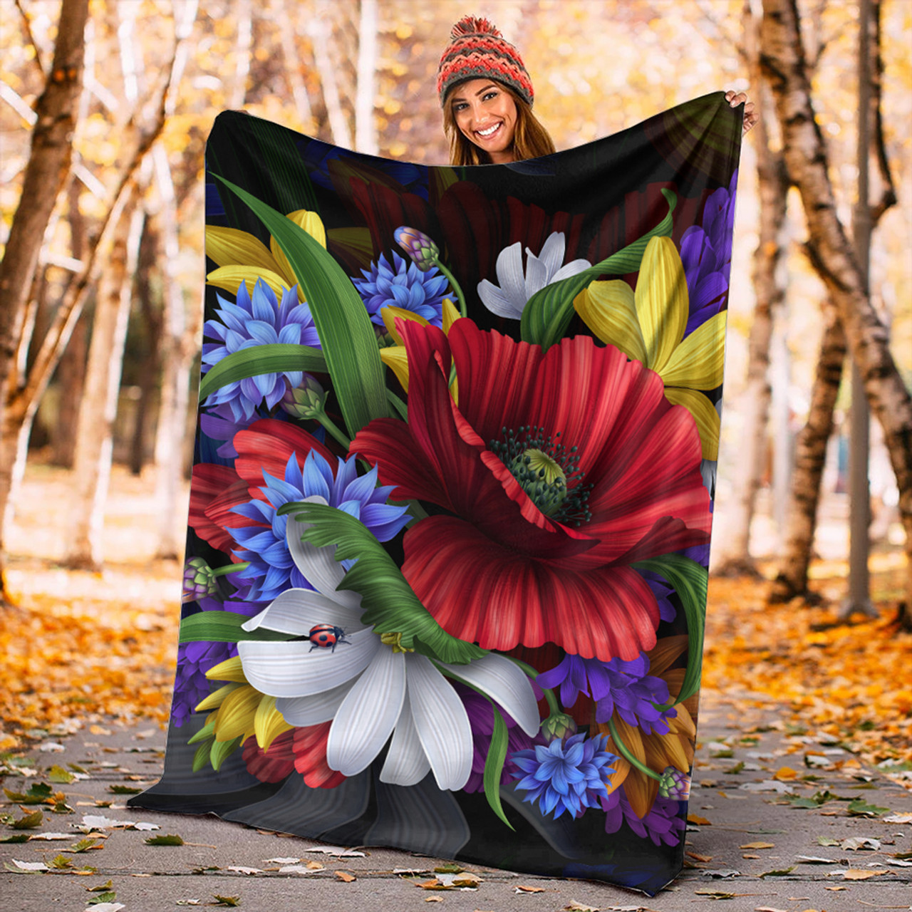Hawaii Premium Blanket Hibiscus Flower Beautiful