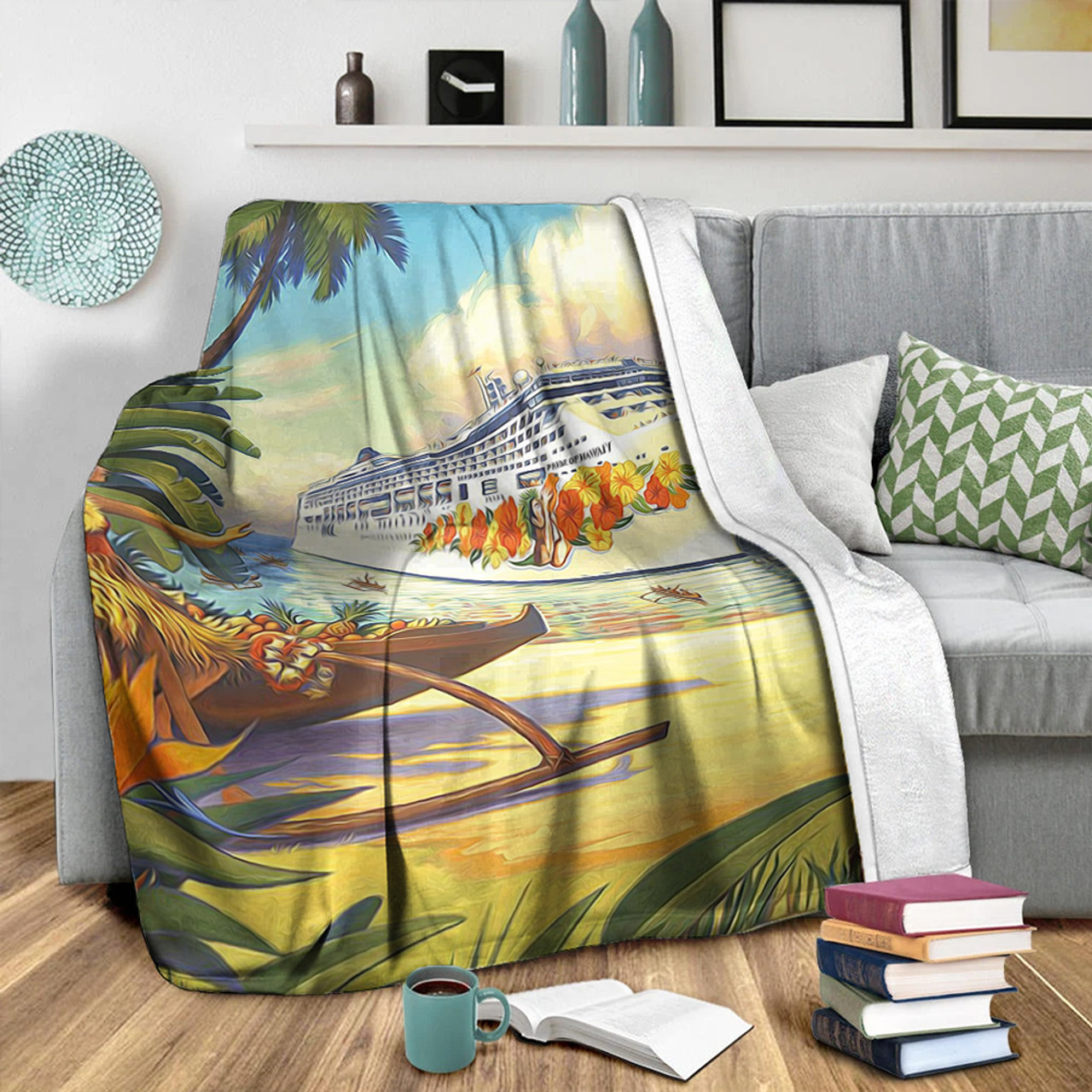 Hawaii Premium Blanket Mordern City