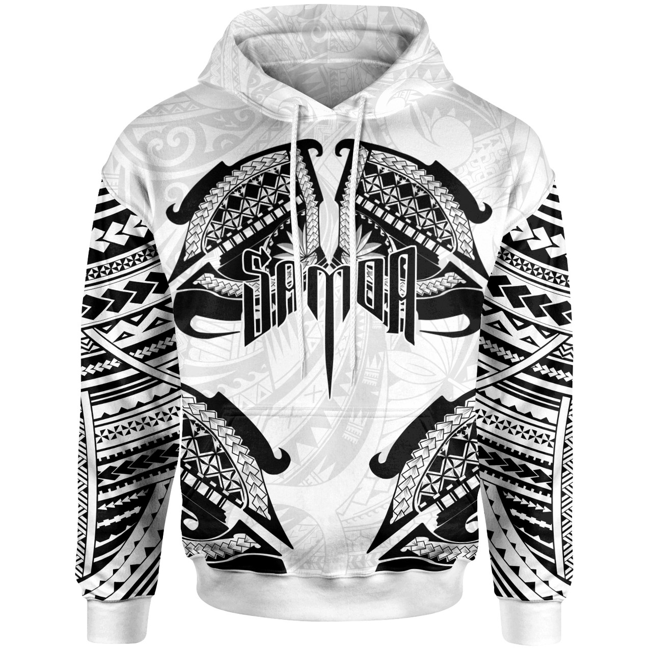 Samoa Hoodie - Samoan Pride Polynesian Tattoo Pattern