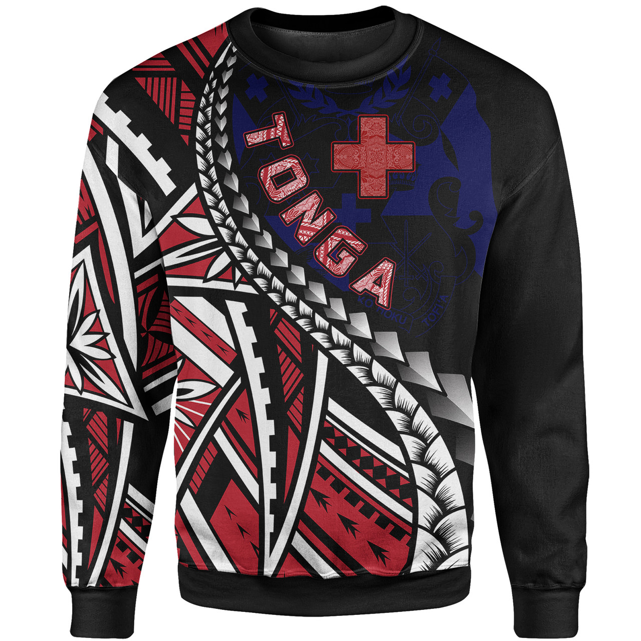 Tonga Sweatshirt - Tribals Flower Special Pattern