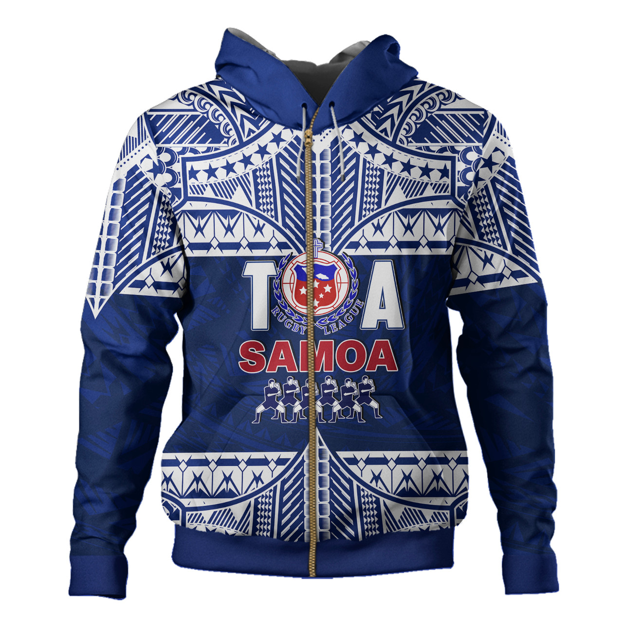 Toa Samoa Rugby Hoodie Siva Tau